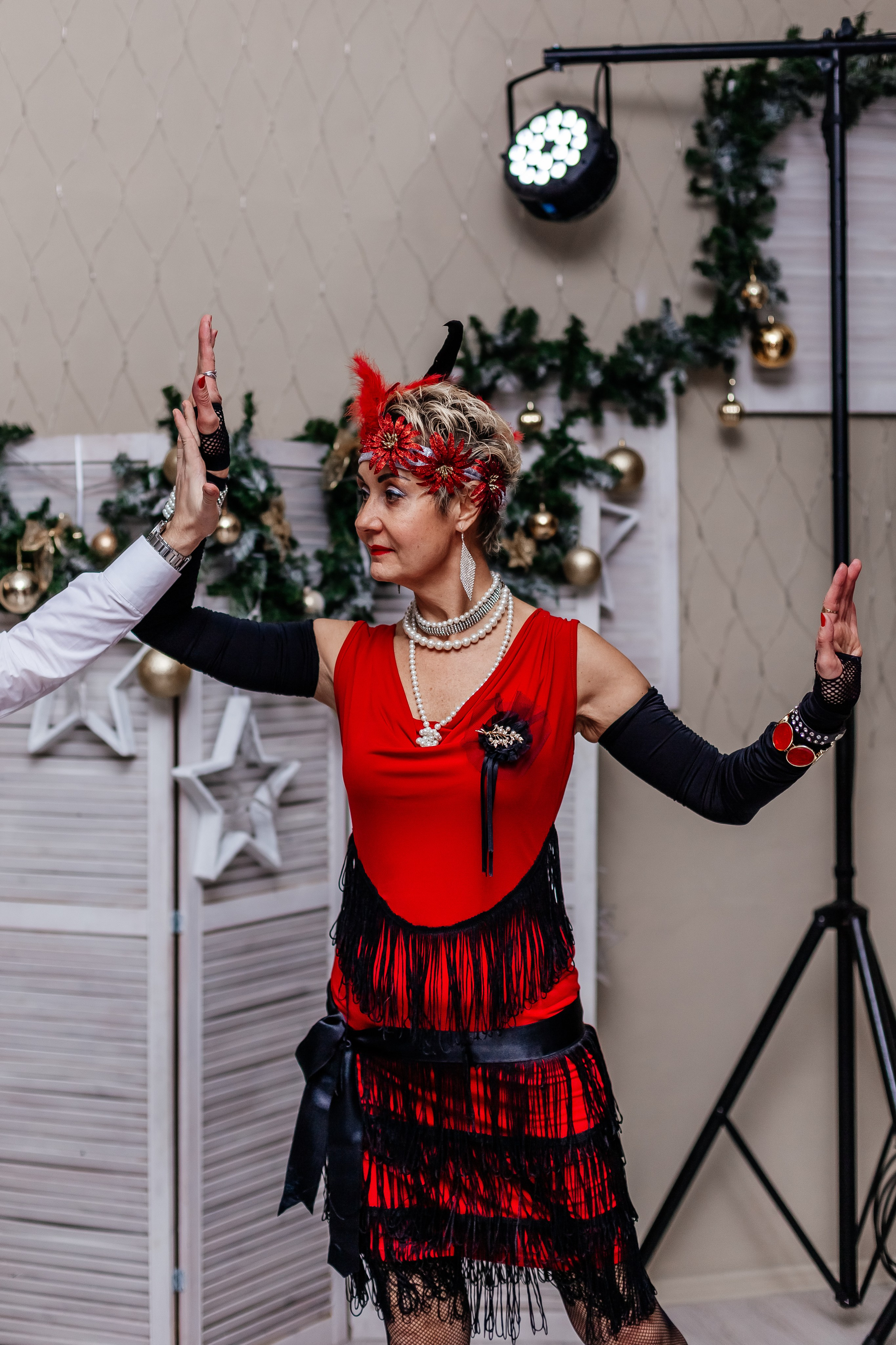 Новогодняя танцевальная хастл-вечеринка в стиле Гетсби. Фотограф Краснодар Марго Хелбен