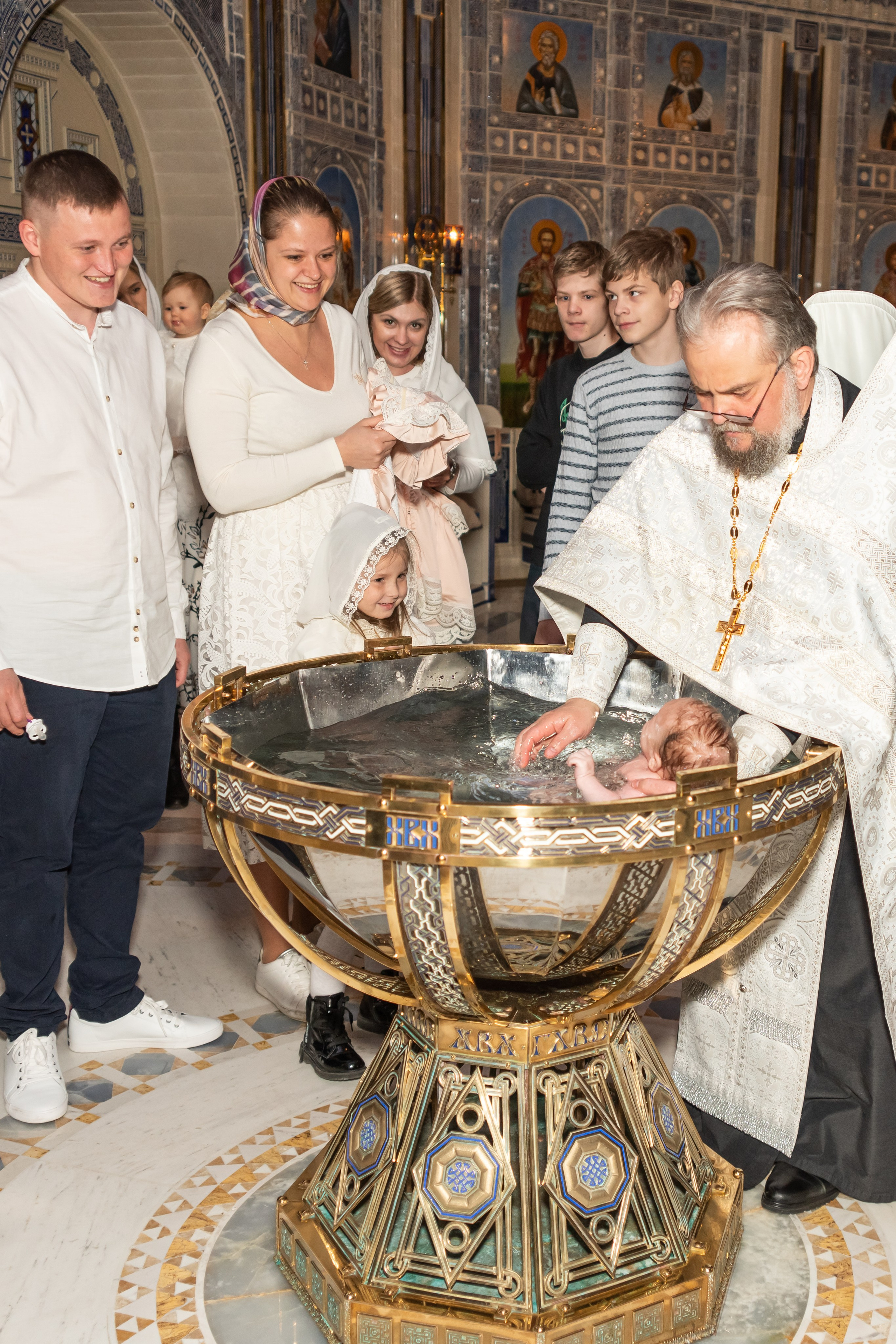 Крещение. Семейный и детский фотограф в Москве Евгения Миронова