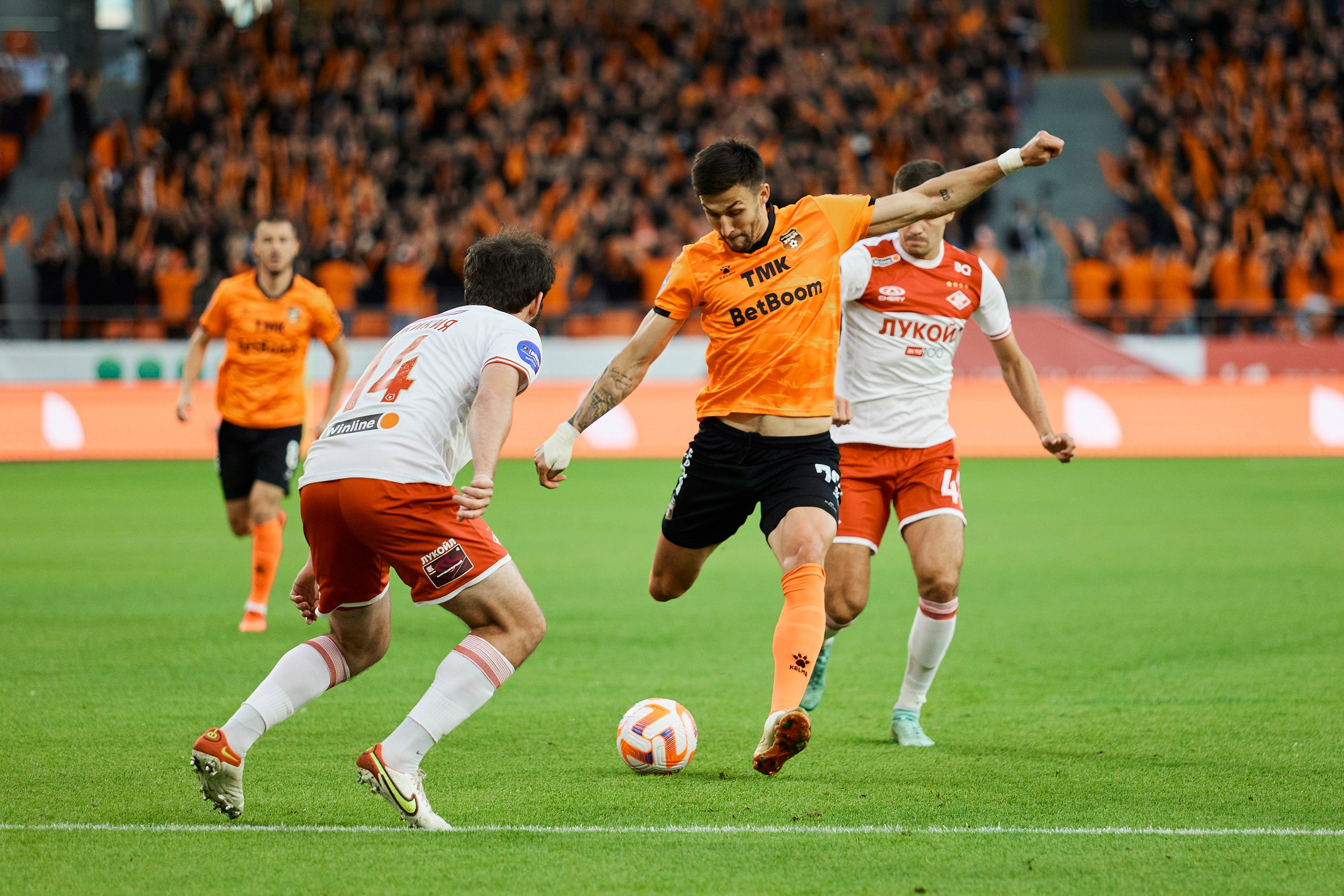 Мир РПЛ Сезон 23-24 «Урал — Спартак». Валитов Тимур | Репортажный фотограф