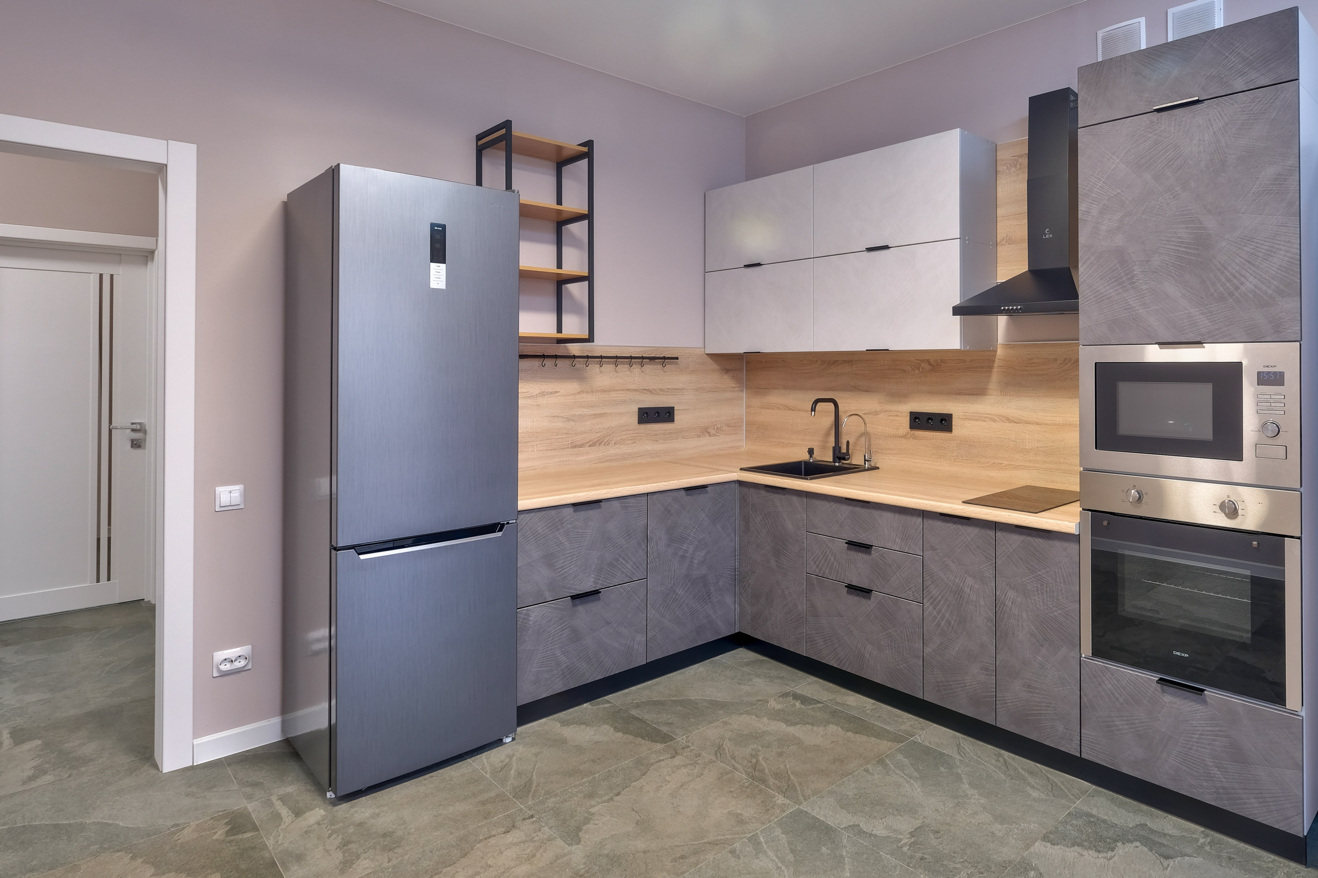 Съемка кухонного гарнитура после установки. Свадебный и репортажной фотограф Денис Ожигин в Краснодаре и Краснодарском крае