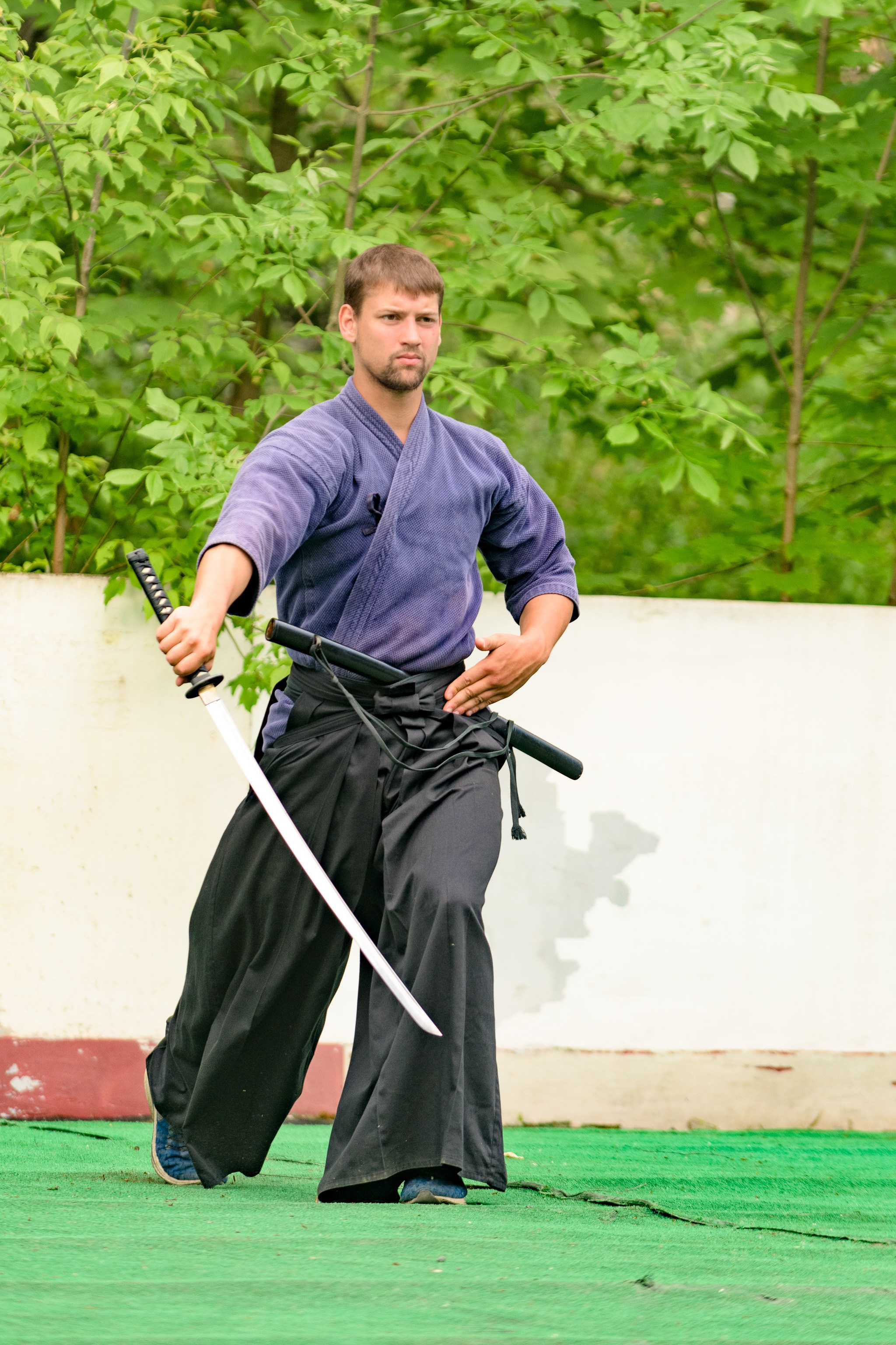 Летние тренировочные боры Школы Боевых Искусств «МОН» 2022 г. Дима, катана