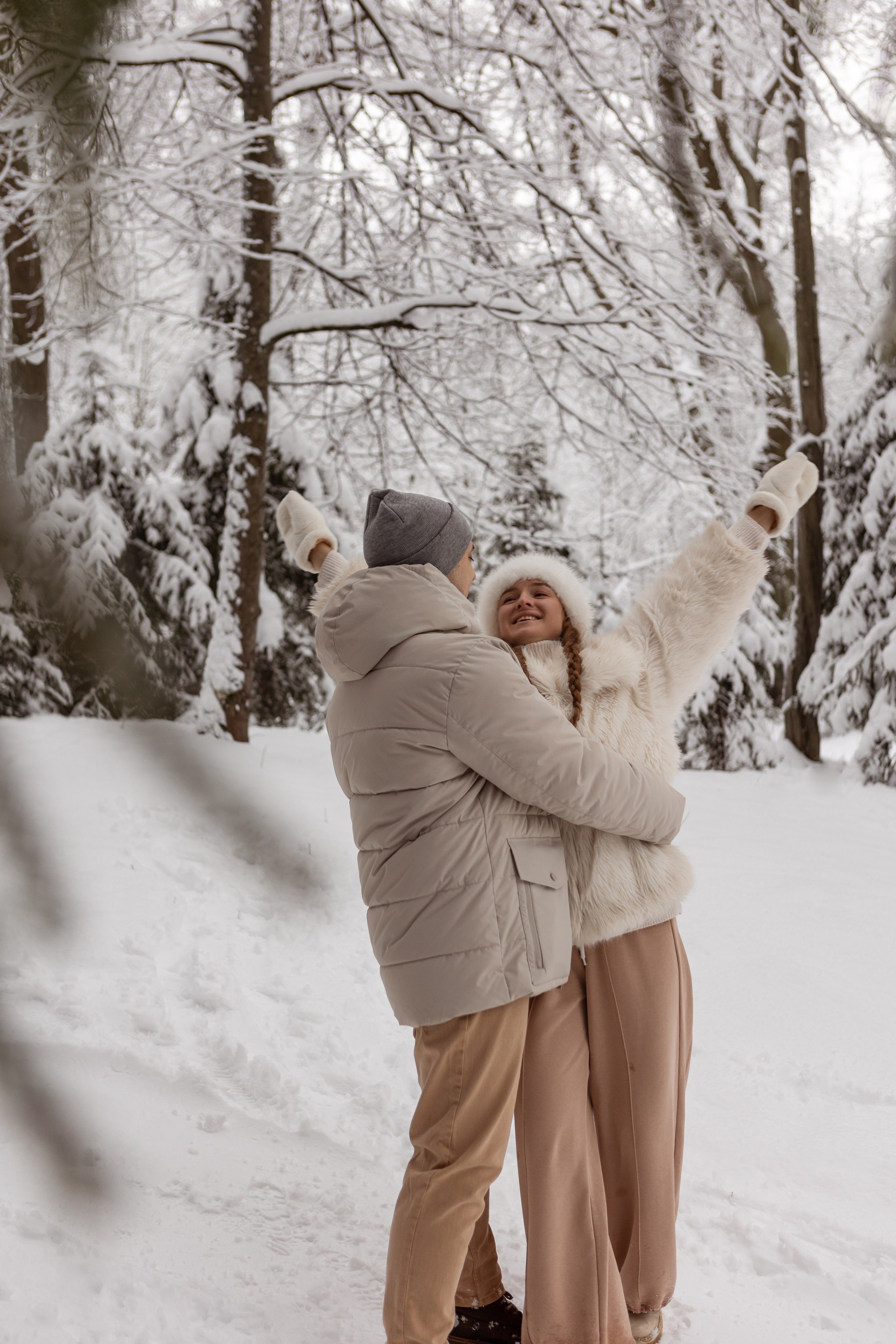 Новогодняя фотосессия с собачками в шуваловском парке. Свадебный фотограф в СПБ | Санкт-Петербурге Анастасия Рахимгулова