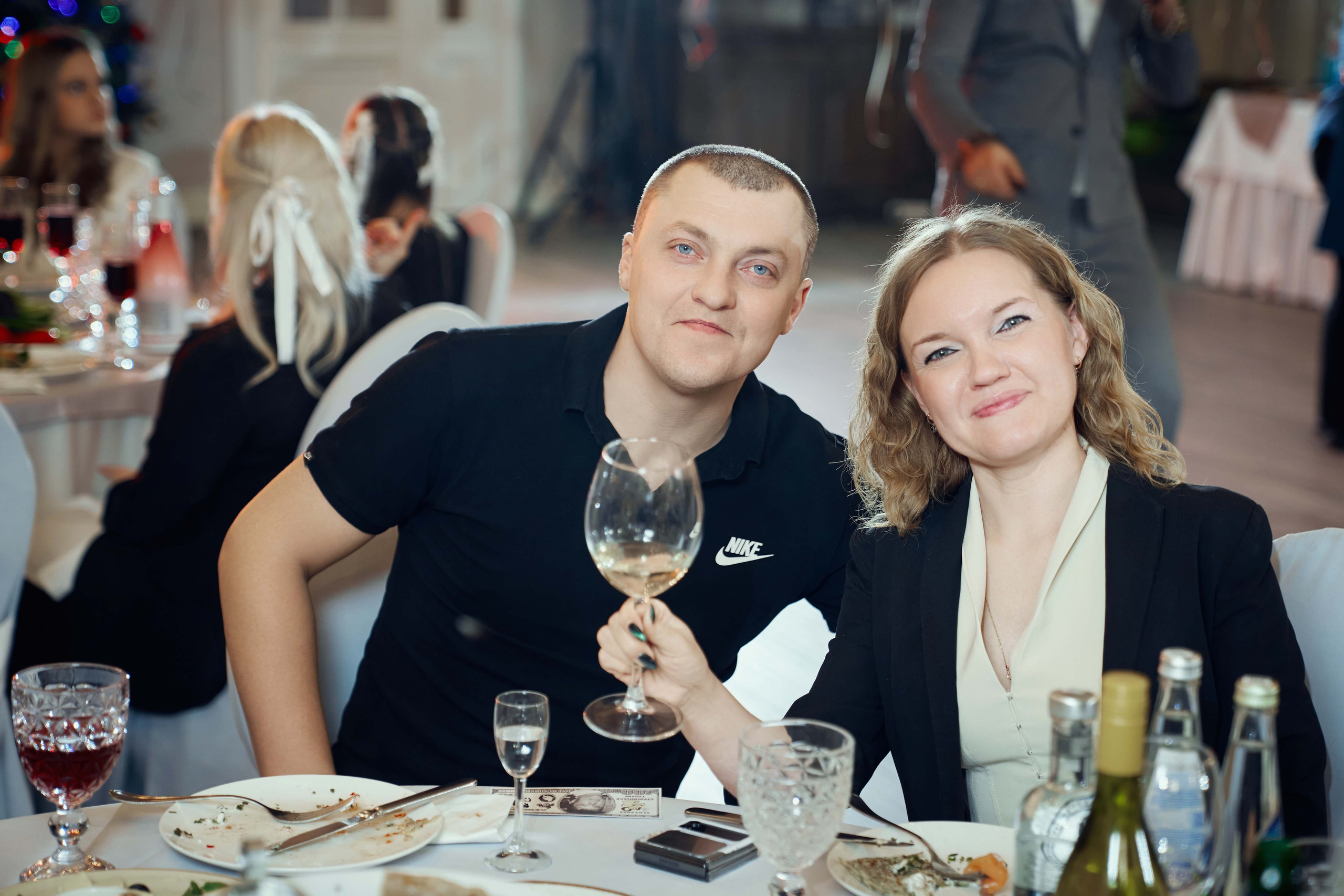 Репортажная фотосъёмка юбилея 45 лет в ресторане Стравинская гавань