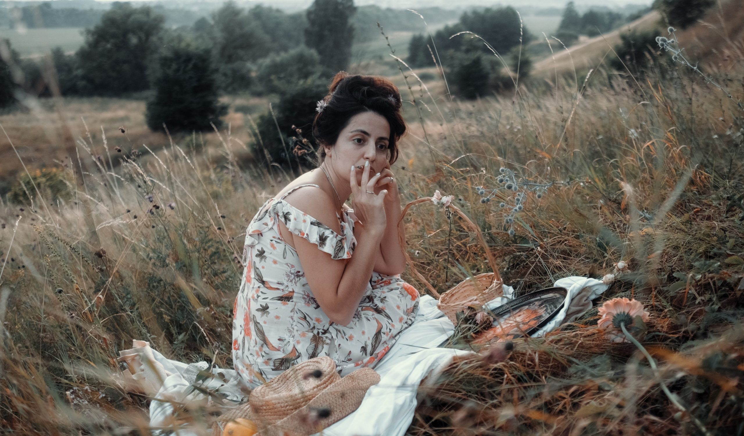 Портреты на природе. Анна Сутягина. Фотограф в Москве