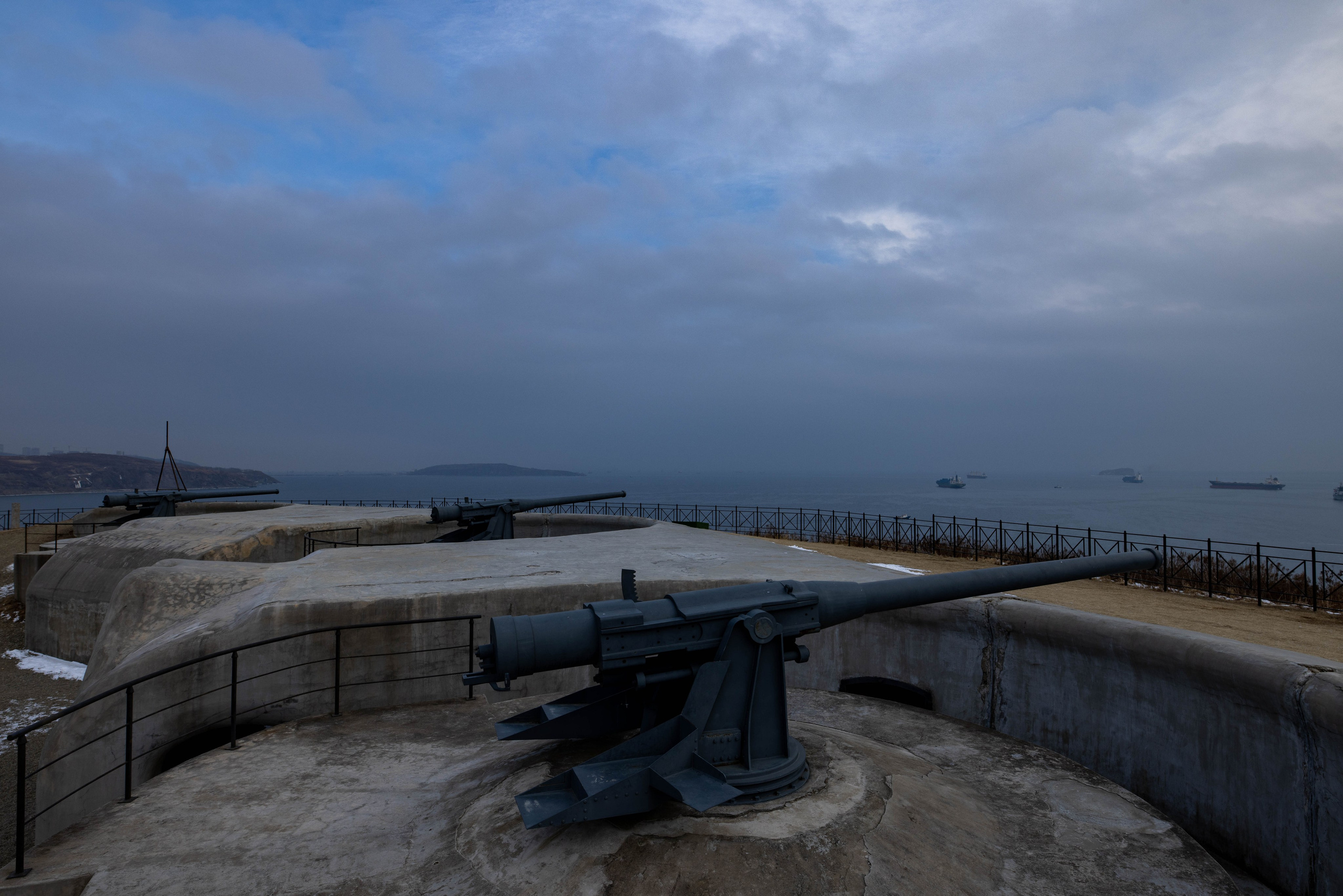 Новосильцевская батарея. Турист оптимист