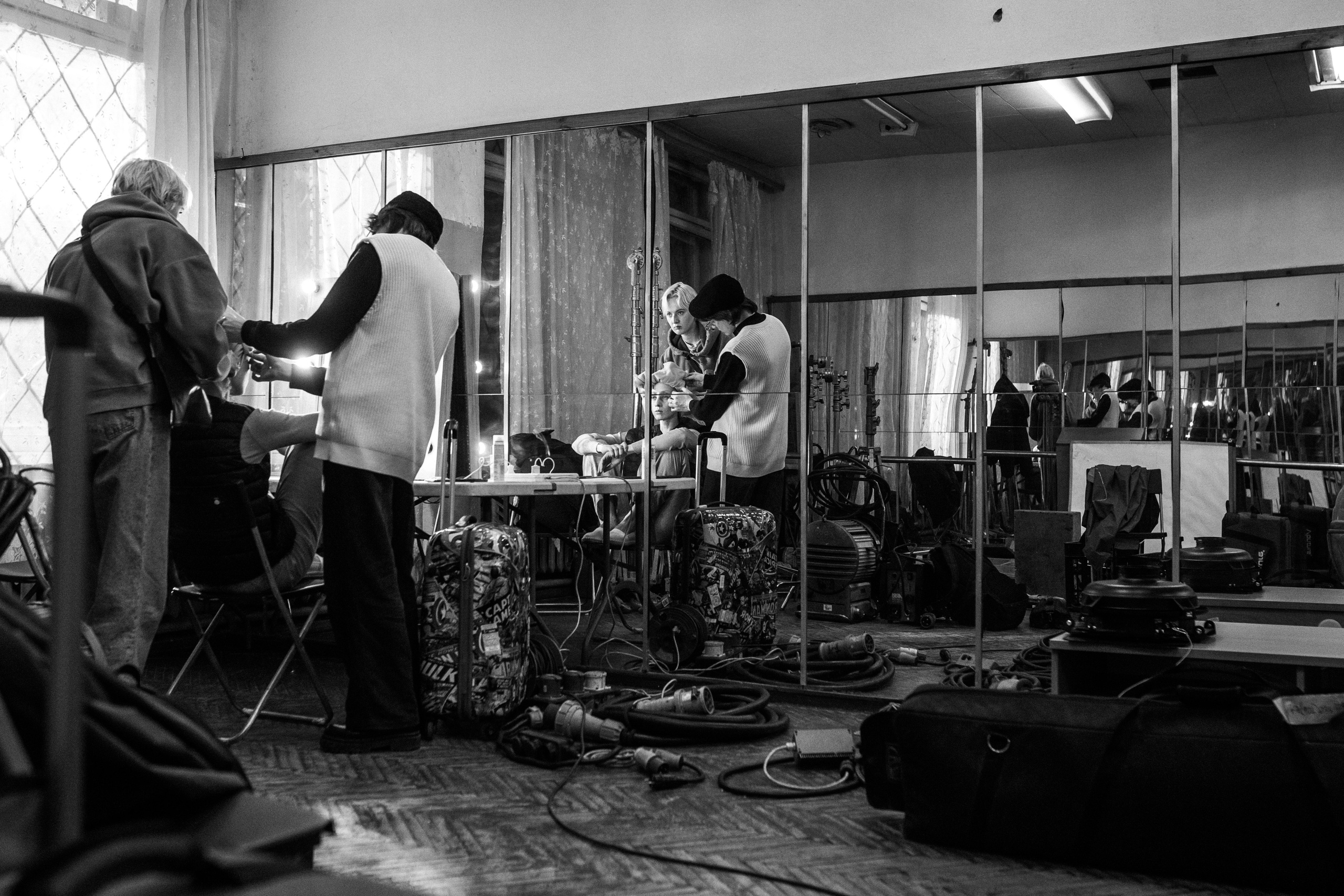 Back stage — съемка фильма. Свадебный фотограф в Москве Арчылан Николаев