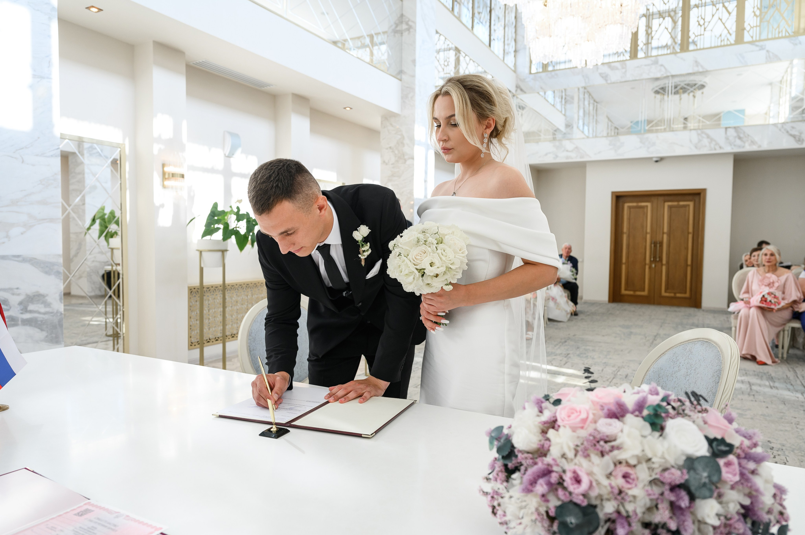 Свадьба Дворец бракосочетания № 4. Свадебный фотограф Москва Юрий Кульман