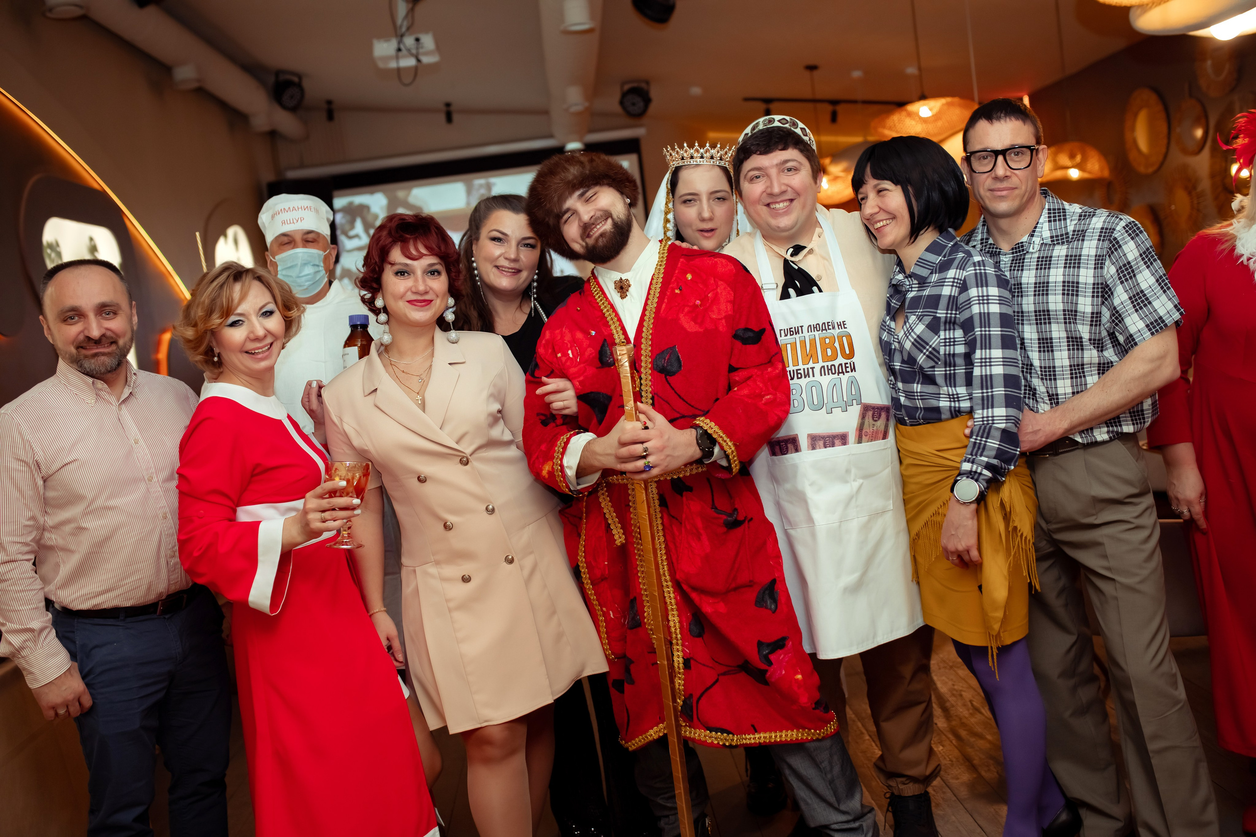 Юбилей Анны в стиле Гайдая. Семейный и детский фотограф в Москве Дорогова Екатерина