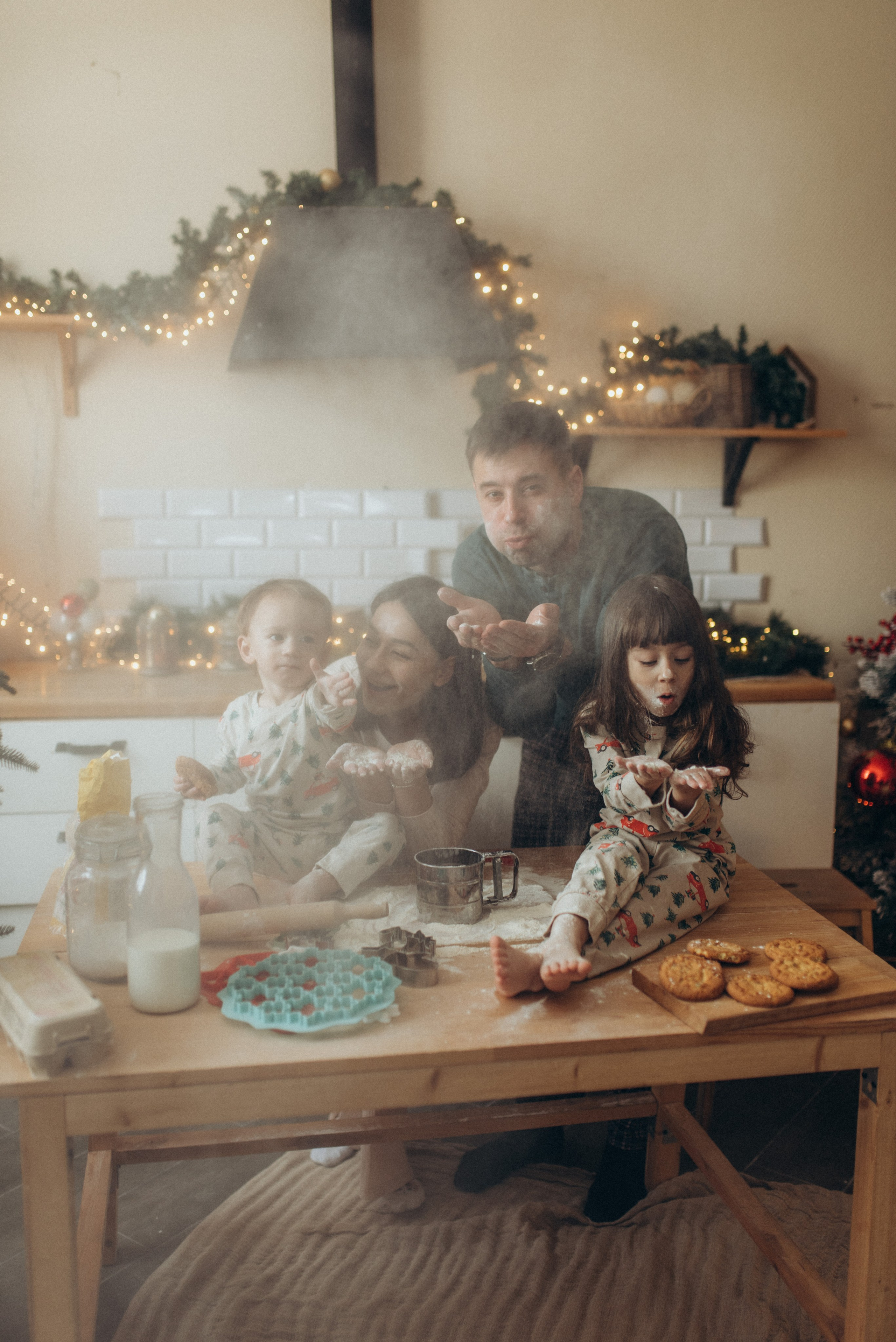 Мария, Жени и детишки. Веселый новый год. Семейный фотограф в Москве Екатерина Север