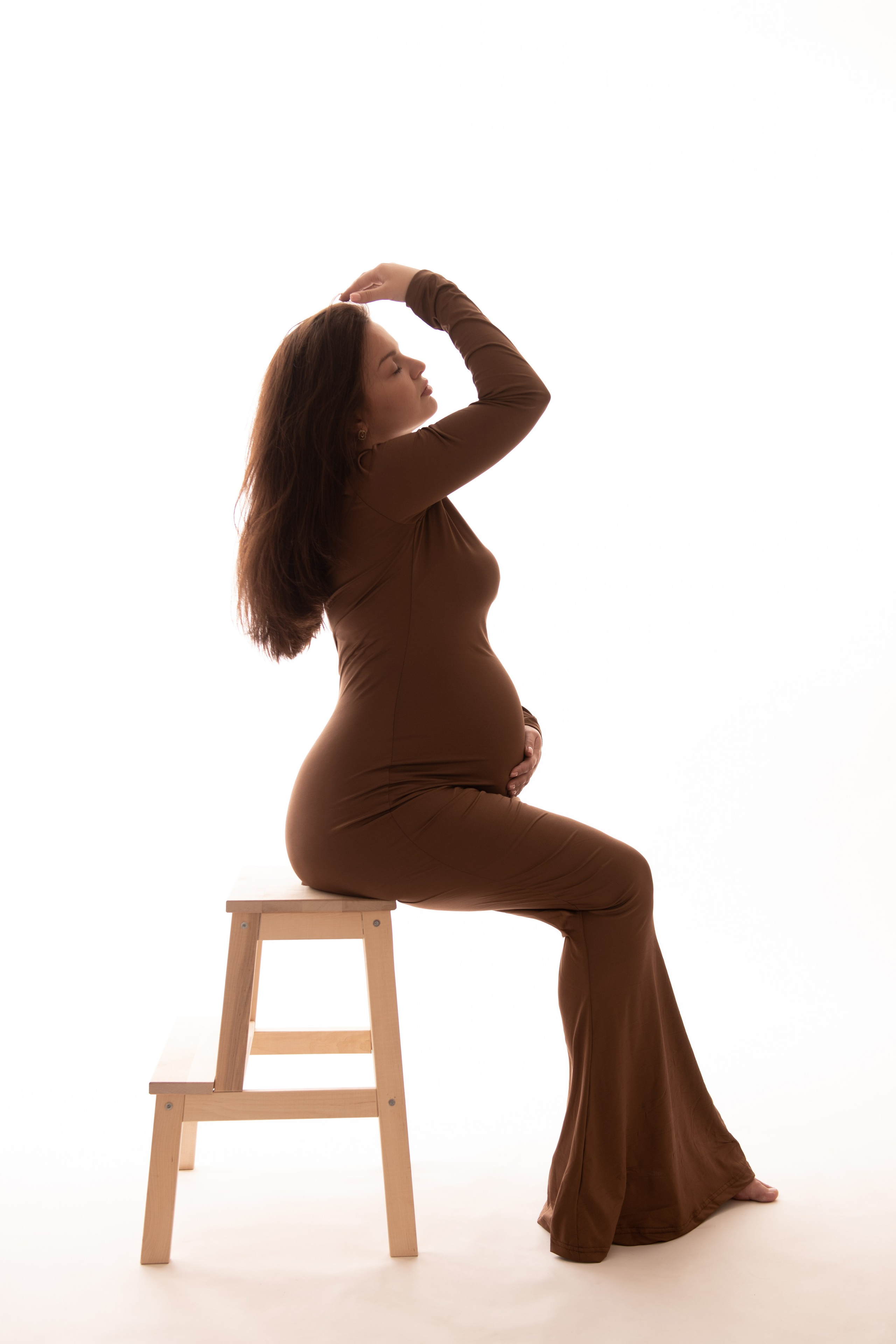 Платья — ткани — аксессуары. Фотосессия беременности — Крылова Натали — Москва