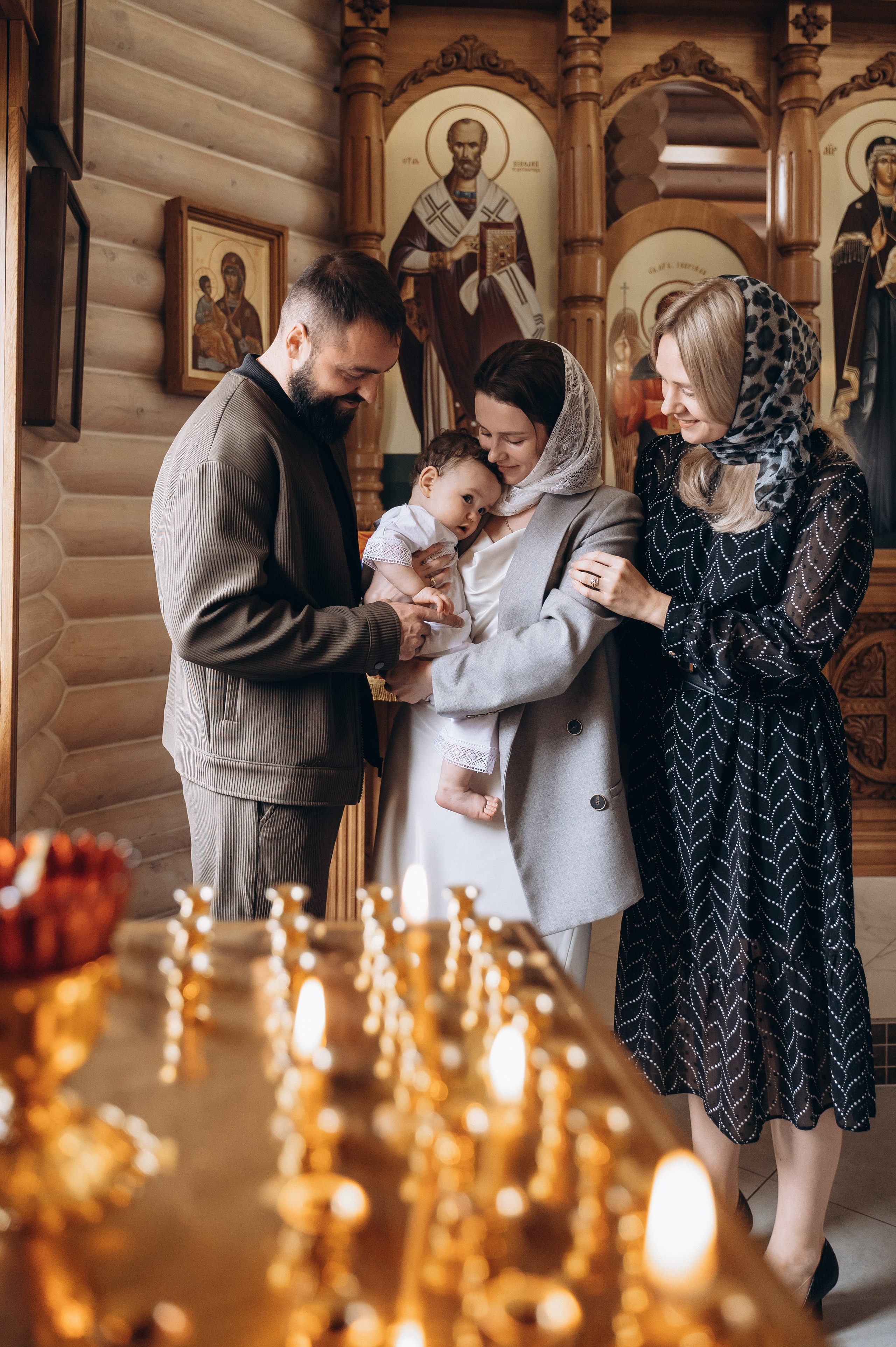 Крещение Мирона («Троеручица» храм в честь иконы Божией Матери). Семейный фотограф в Минске Дарья Дреко