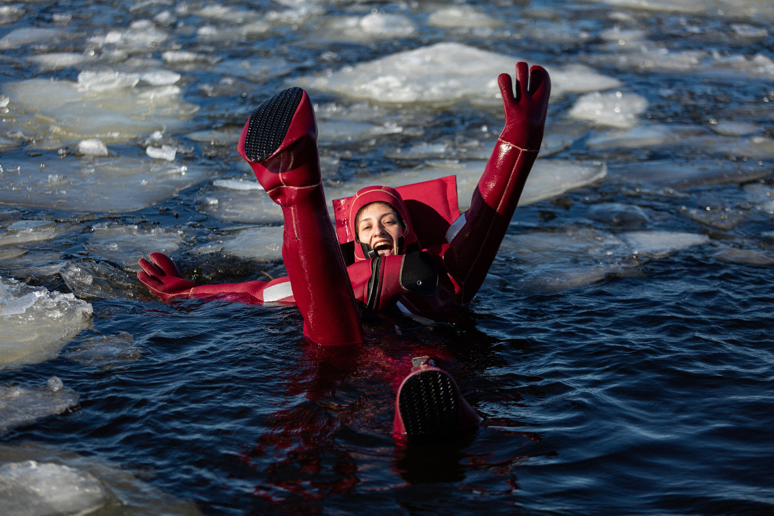 Ice floating. Снимаю съемки