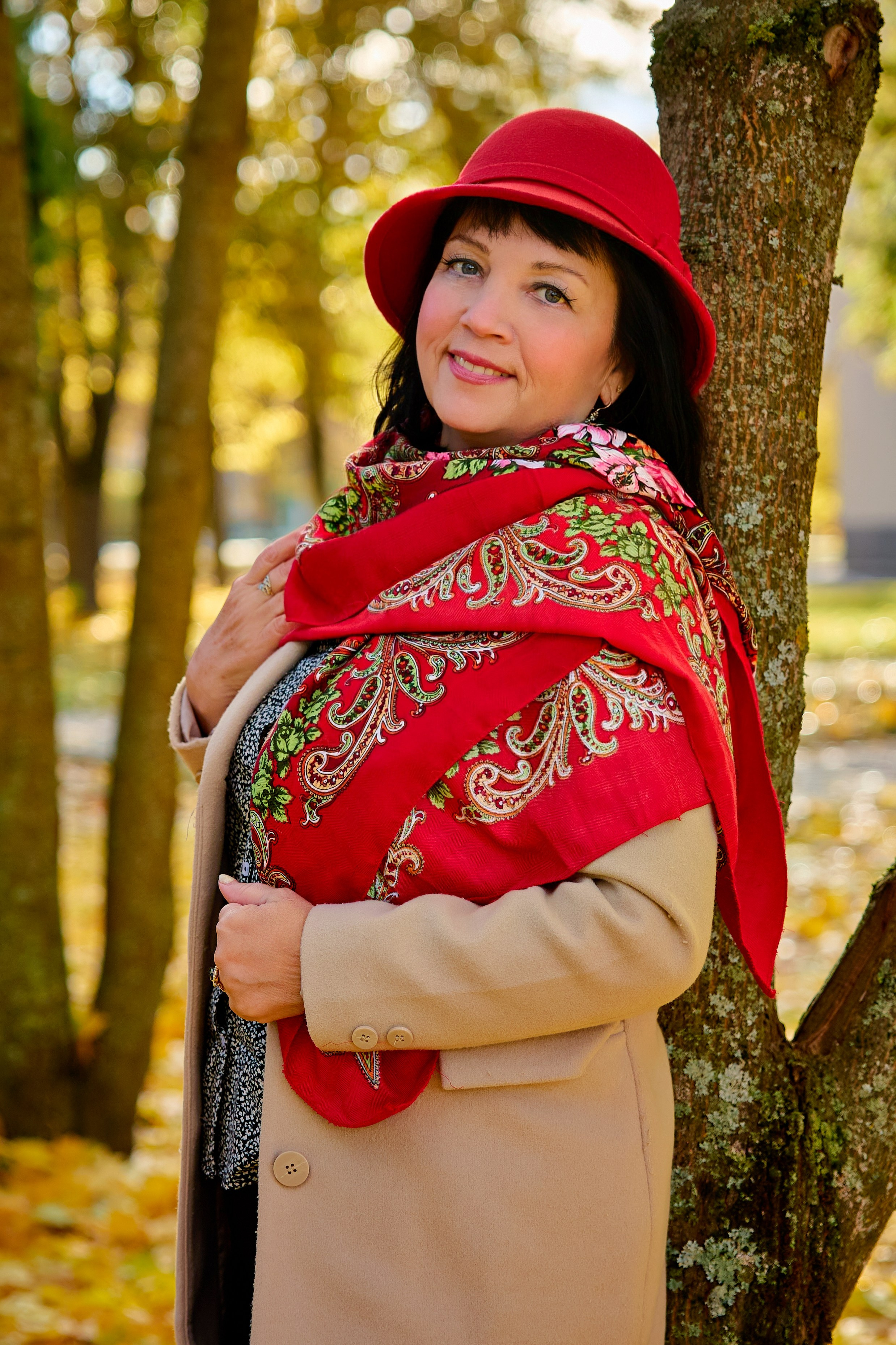 Осенняя съемка. Наталия. Фотограф Люся Воробьева