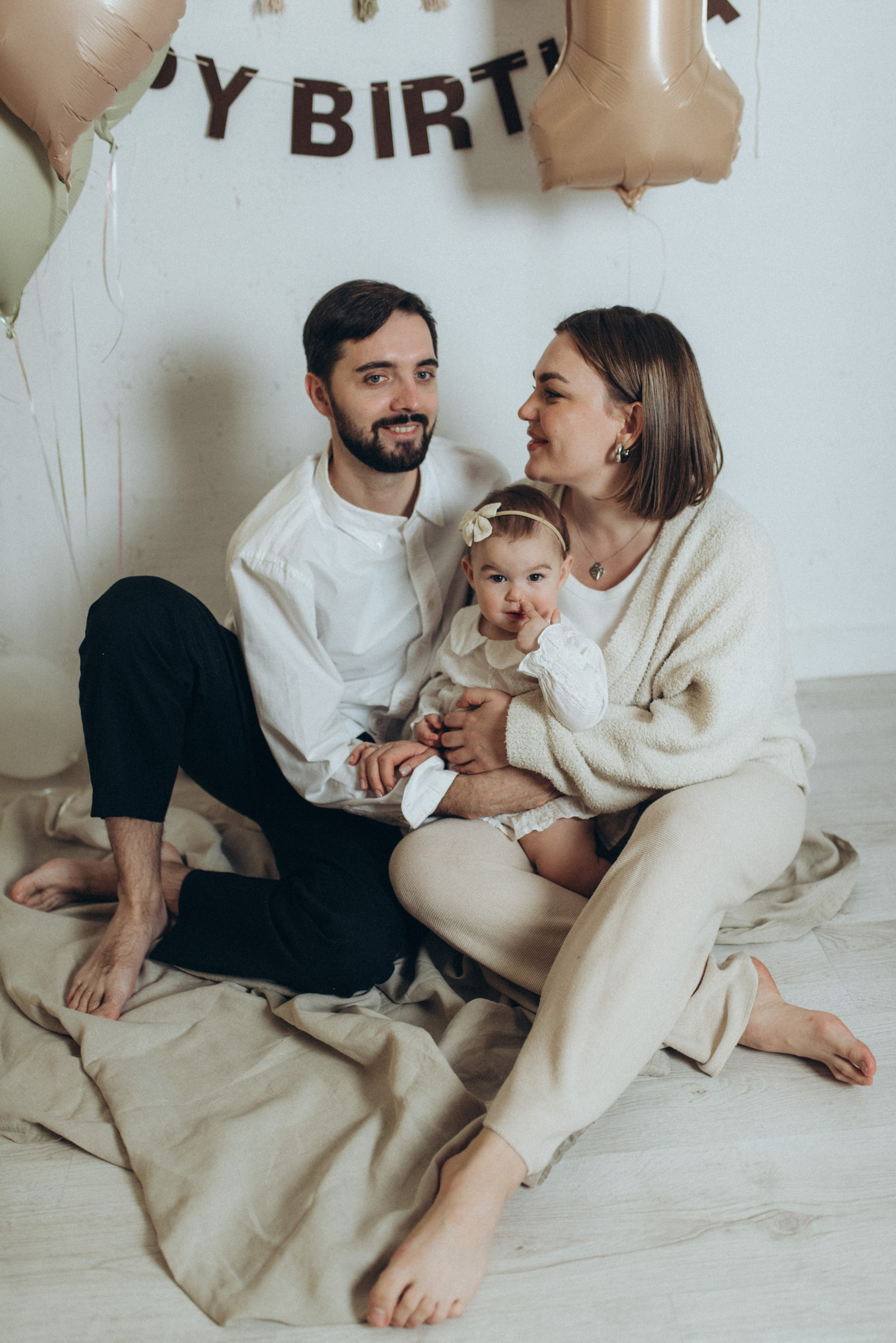 Первый день рождения. Семейный фотограф в Москве Екатерина Север