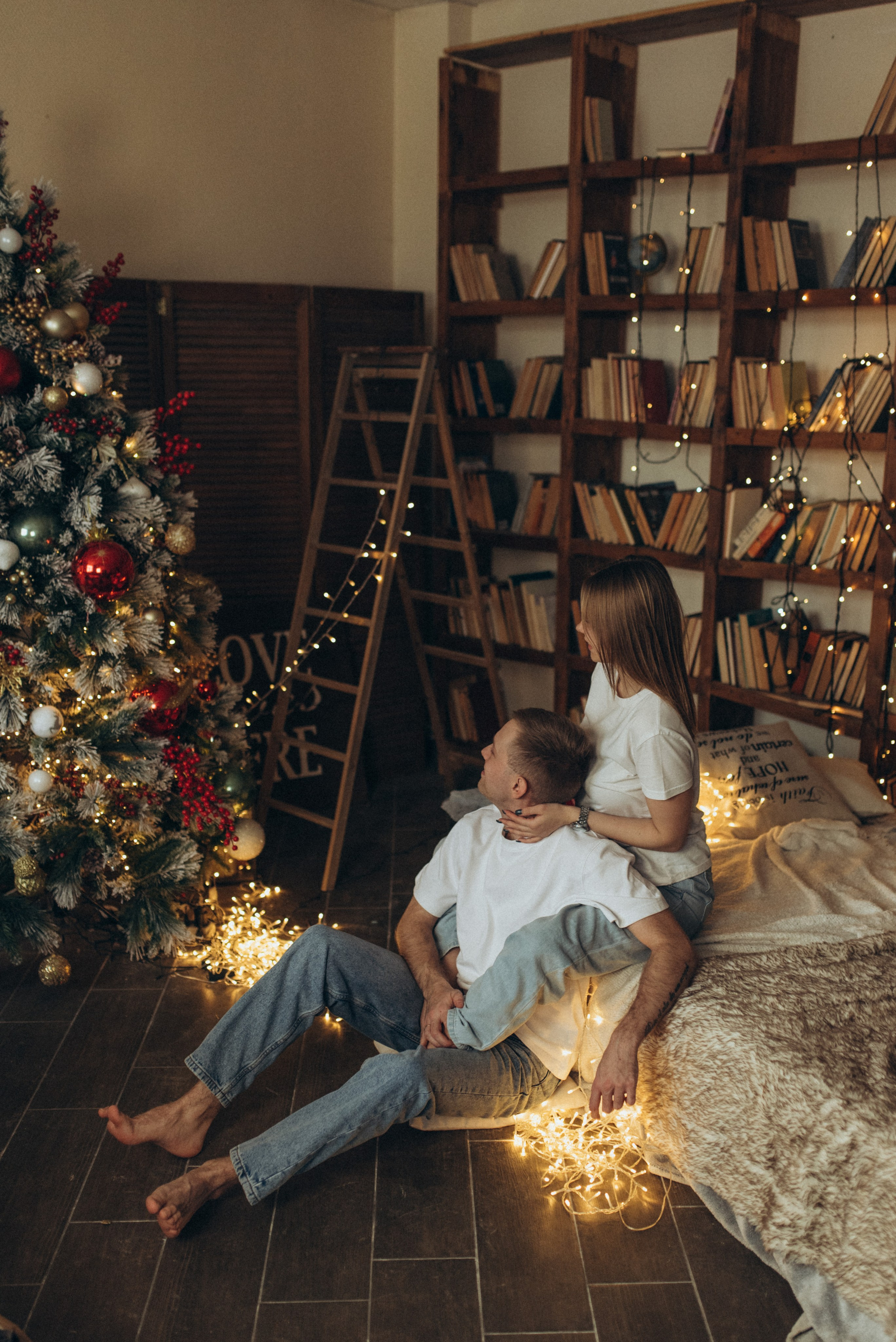 Новогодняя lovestory. Семейный фотограф в Москве Екатерина Север