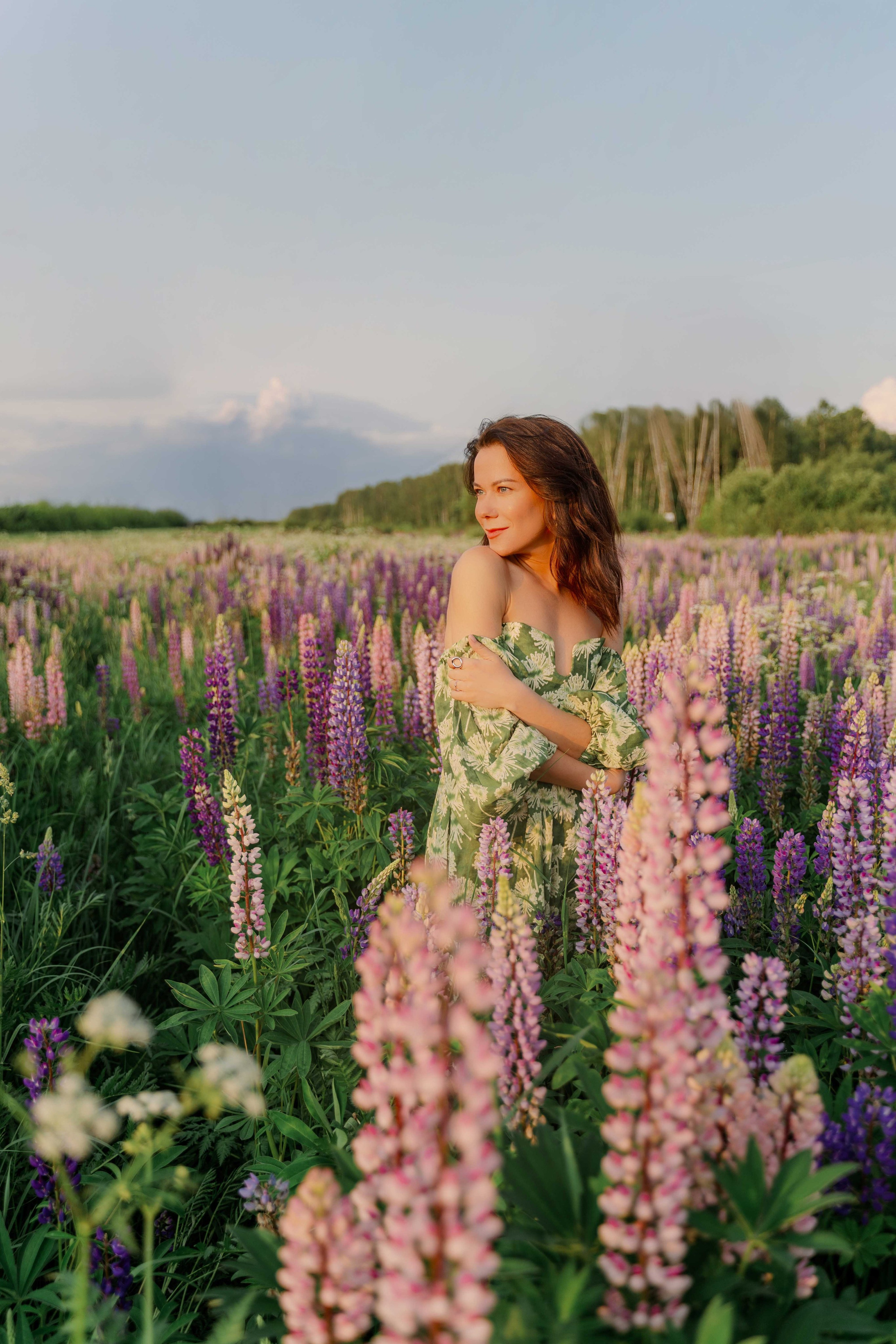 Наташа и люпины. Фотограф и видеограф в Москве и Абу Даби Мария Кулагина