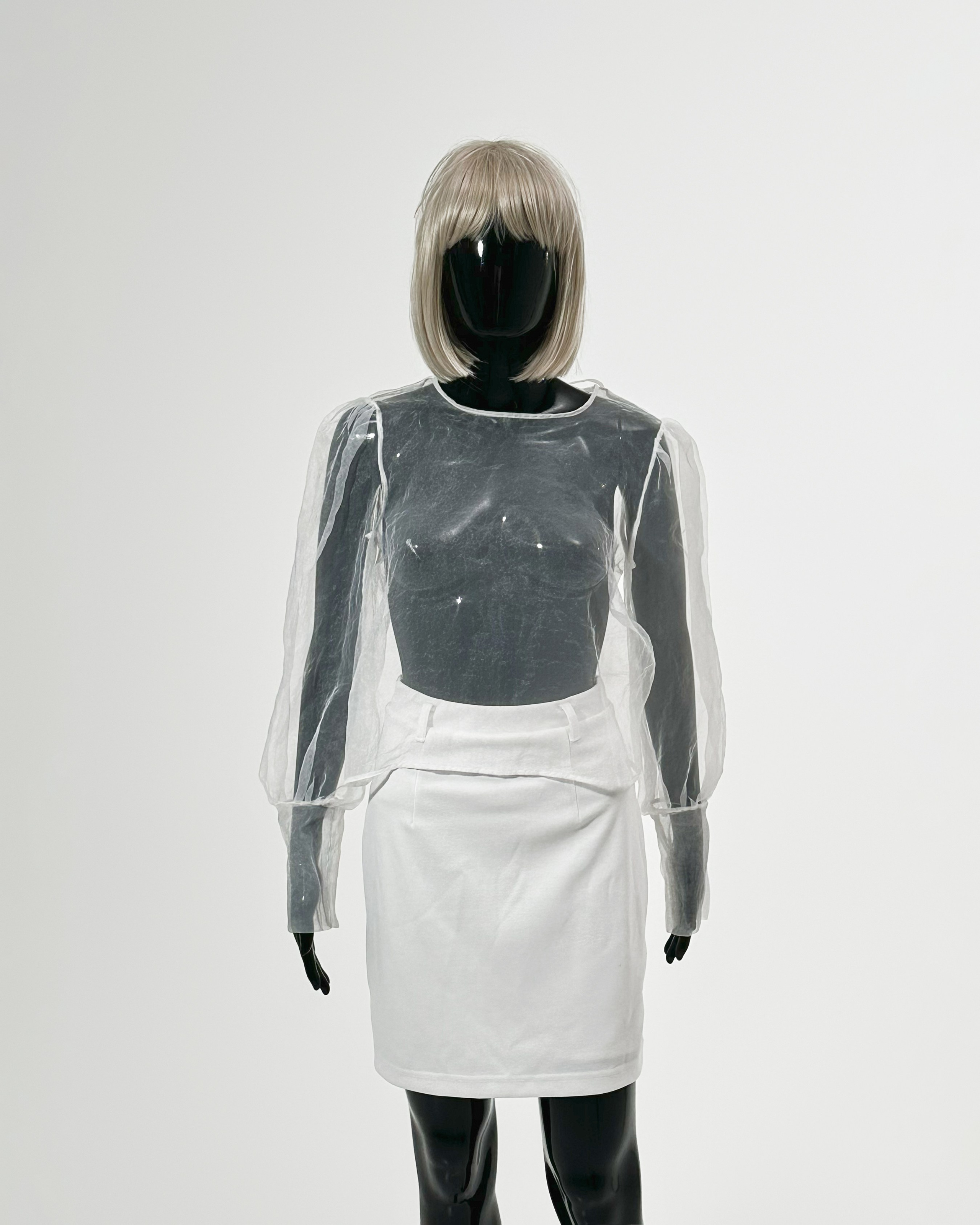 Рубашка свободная прозрачная 500 руб/час Размер S,M,L