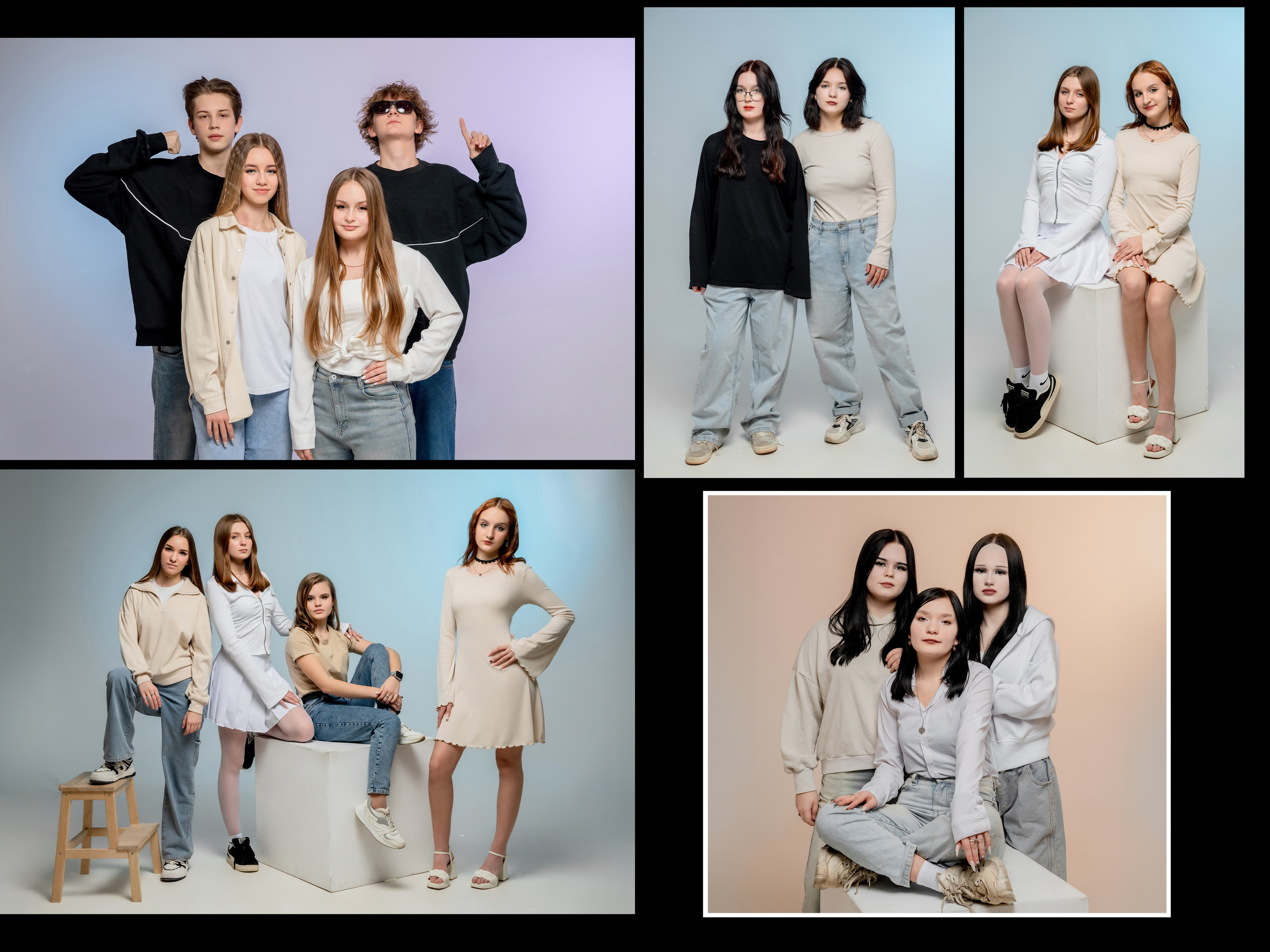 Цветной, черный дизайн. Forteens Выпускные альбомы в Нижнем Новгороде