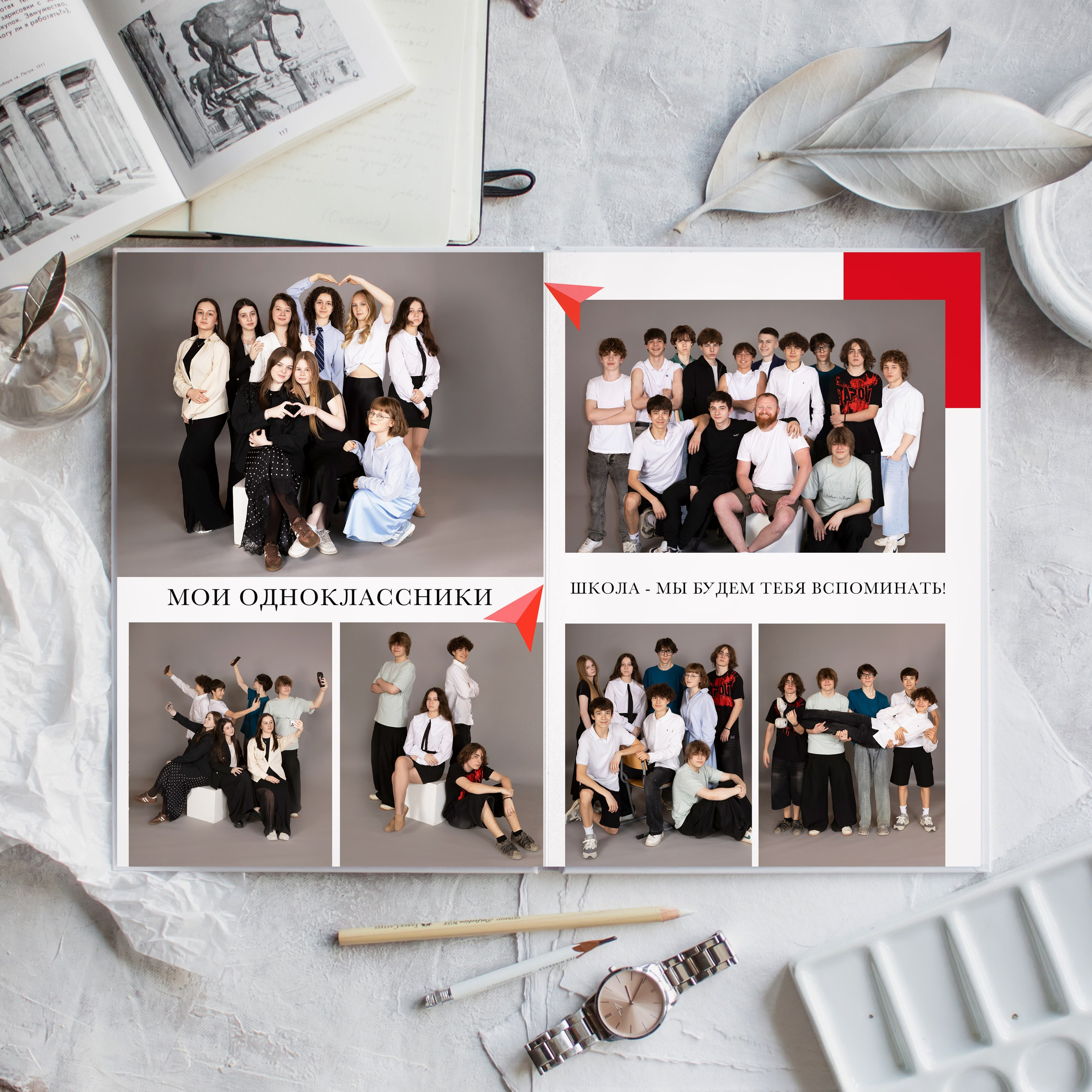 Альбом White 20×30, 5 разворотов. Студия детской и семейной фотографии 12кадров