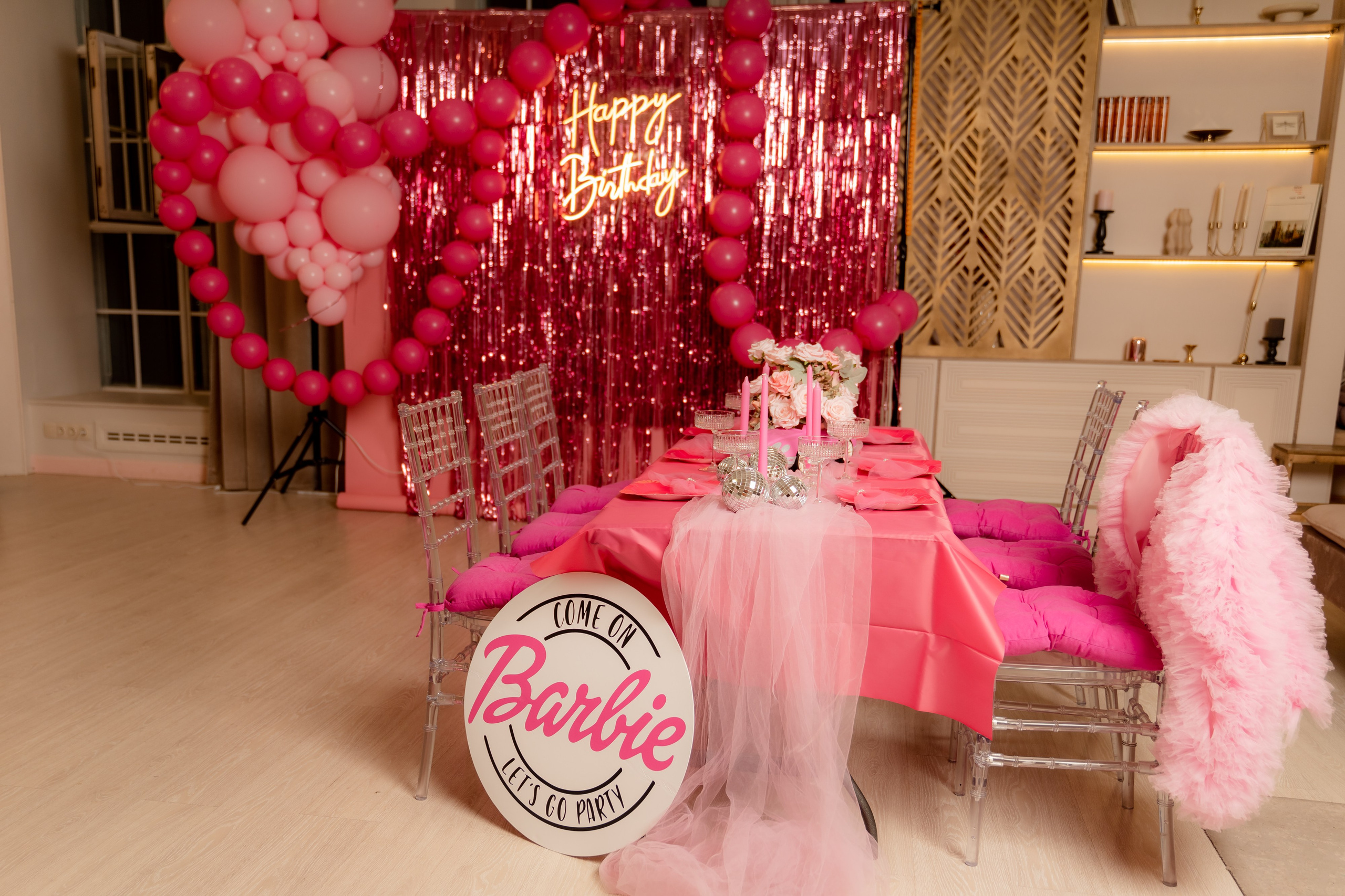 Фотосъёмка дня рождения в стиле Барби. Портретный и свадебный фотограф Алла Карени Москва