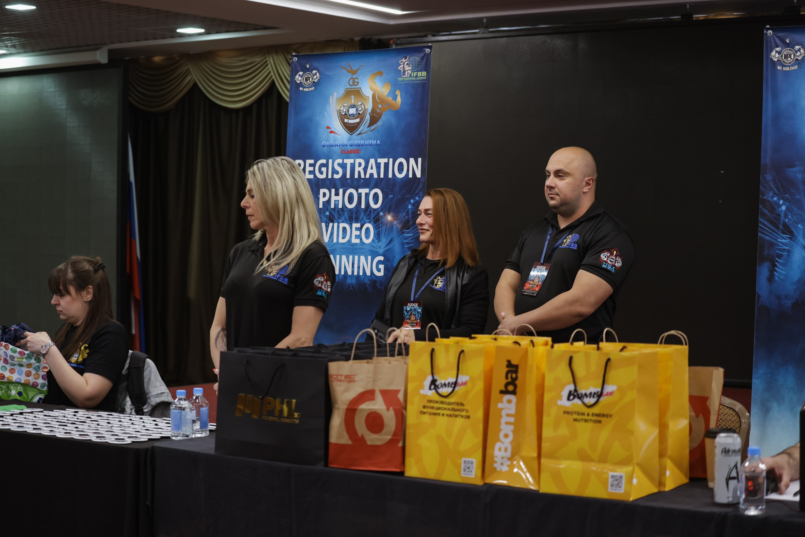 Регистрация турнира NPC IFBB Pro Qualifier «Oksana Grishina International Classic». Jane Kudryavtseva — Репортажный и портретный топ фотограф Москва