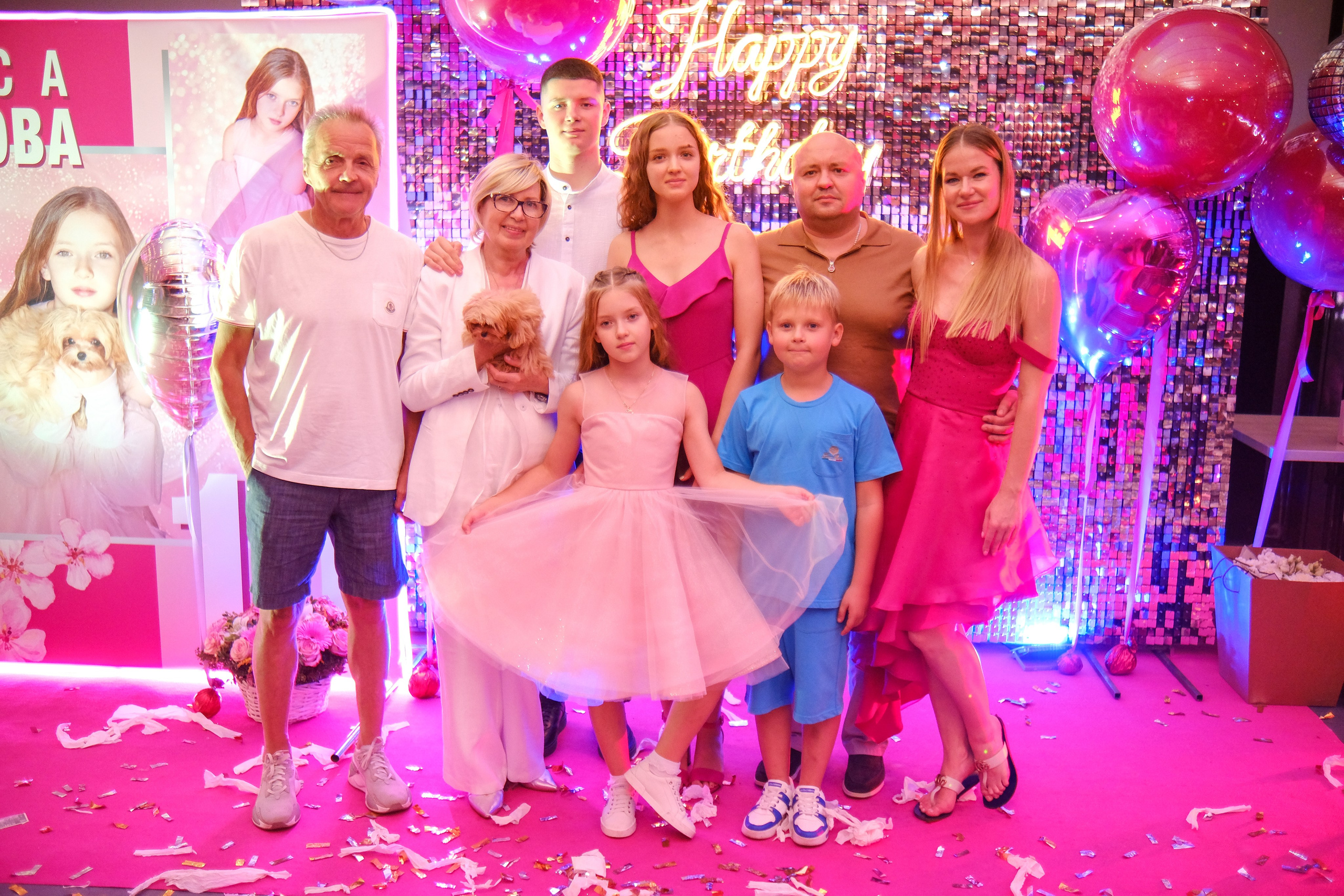 День рождения Анфисе 10. Семейный детский ньюборн фотограф в Москве Марта Петрова