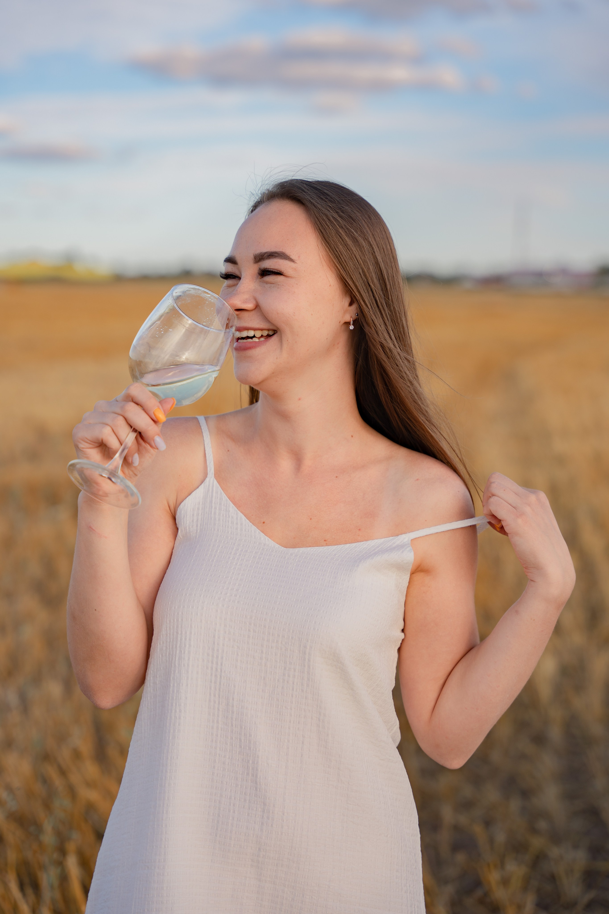 Ольга в поле