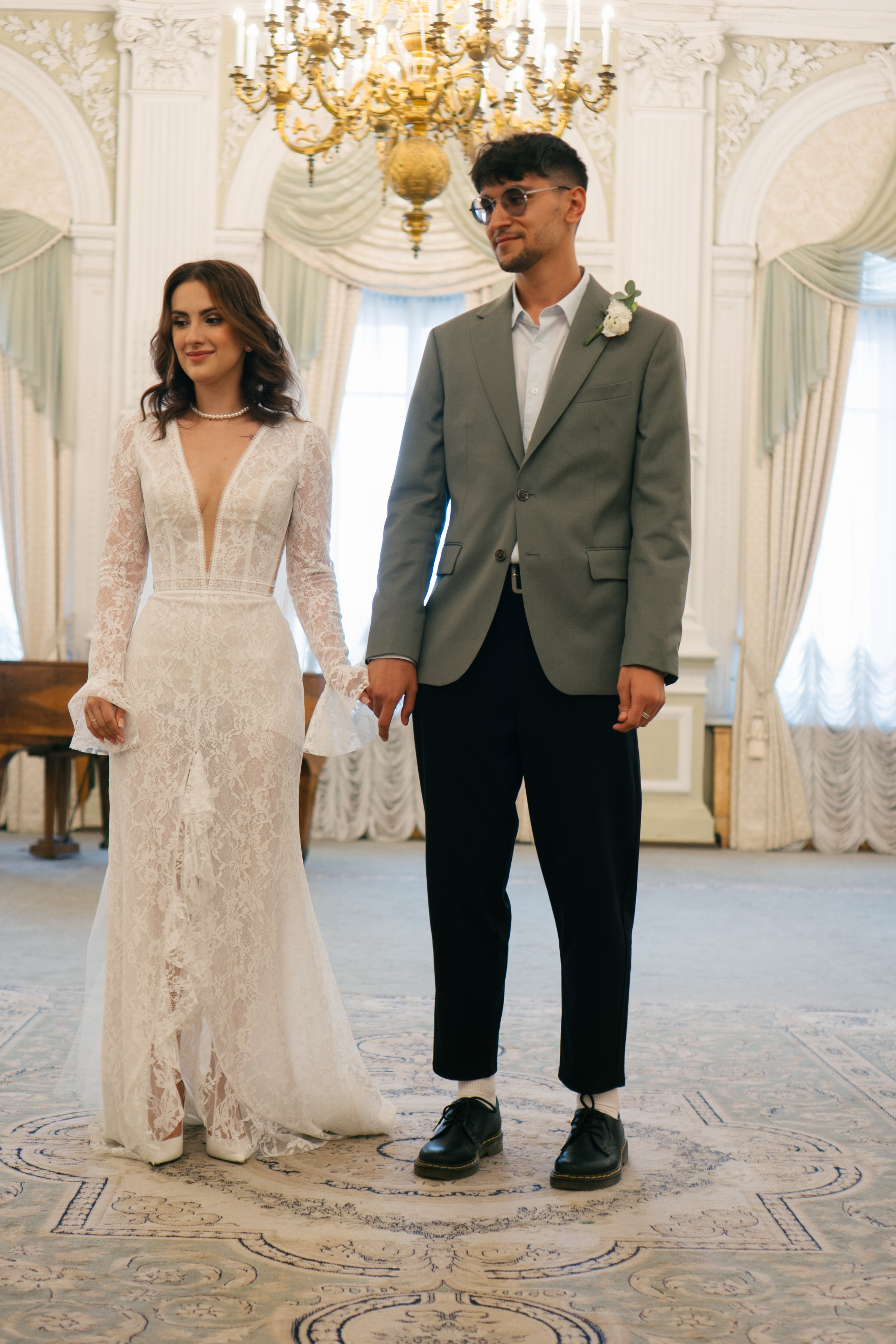 СВАДЕБНАЯ СЬЕМКА В ПЕРВОМ ДВОРЦЕ БРАКОСОЧЕТАНИЯ. Профессиональный фотограф, Санкт-Петербург — Виктория Богомолова