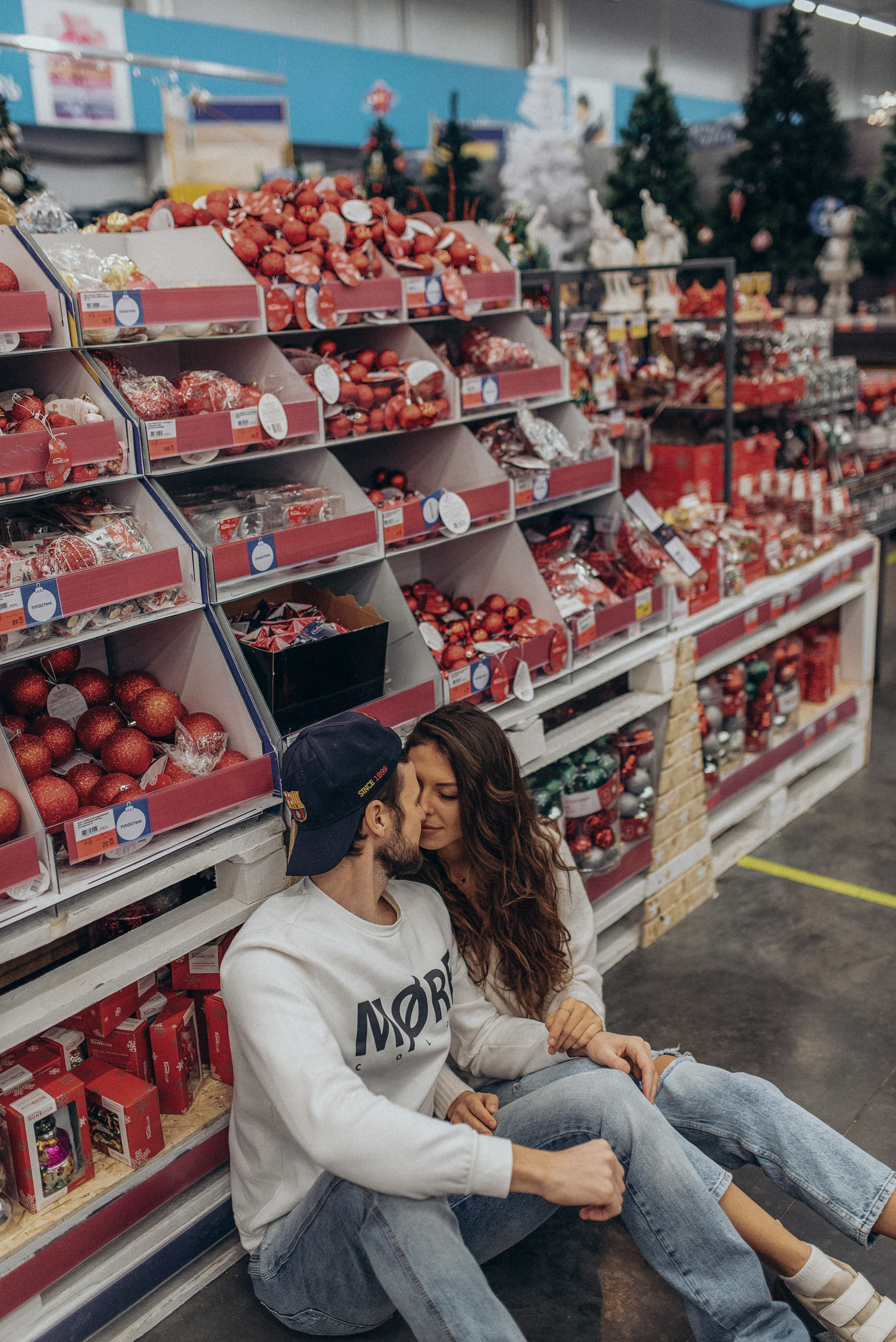 Lovestory в супермаркете. Семейный фотограф в Москве Екатерина Север