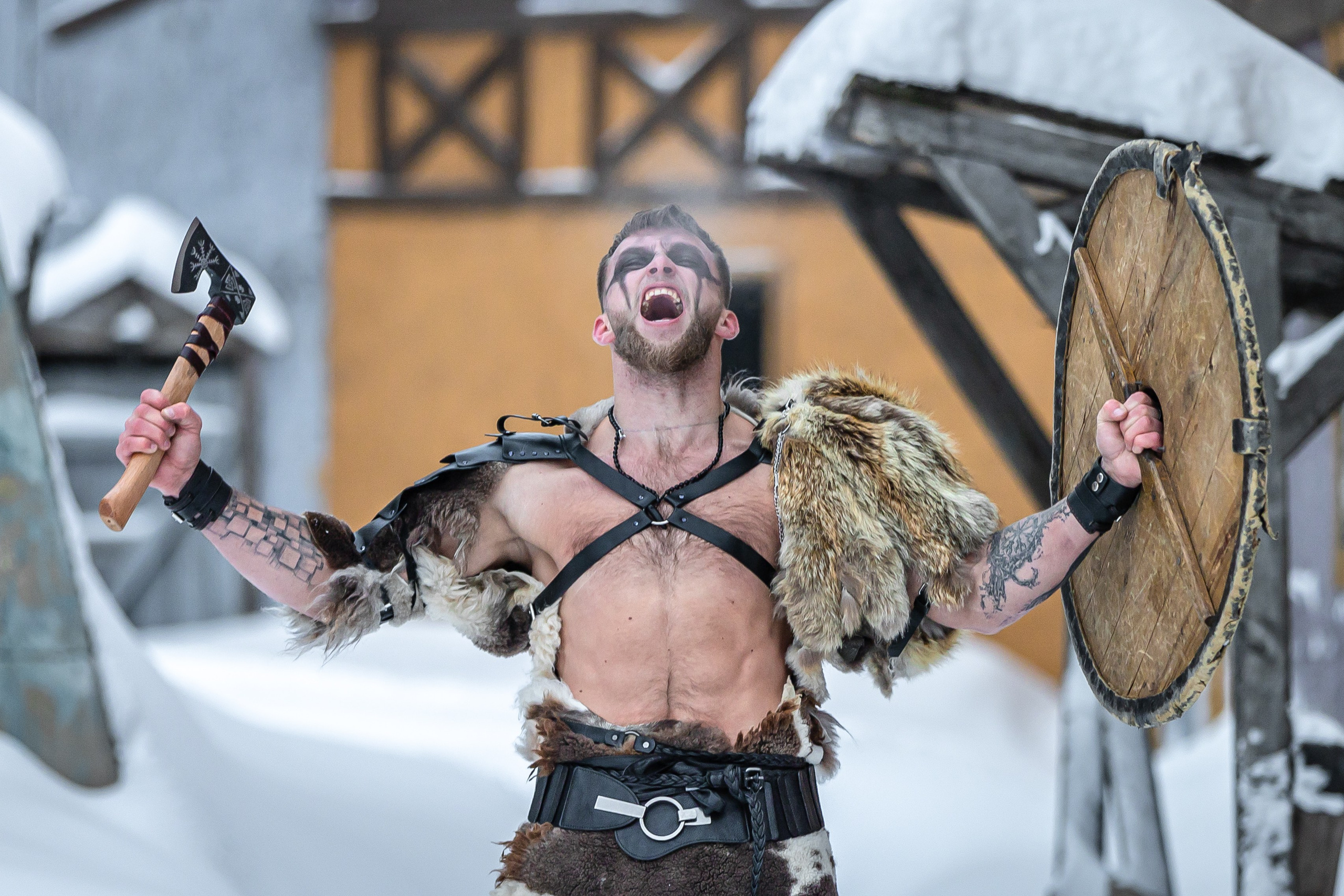 Викинг. Фотосессия в Середниково. Фотограф Владимир Охрименко