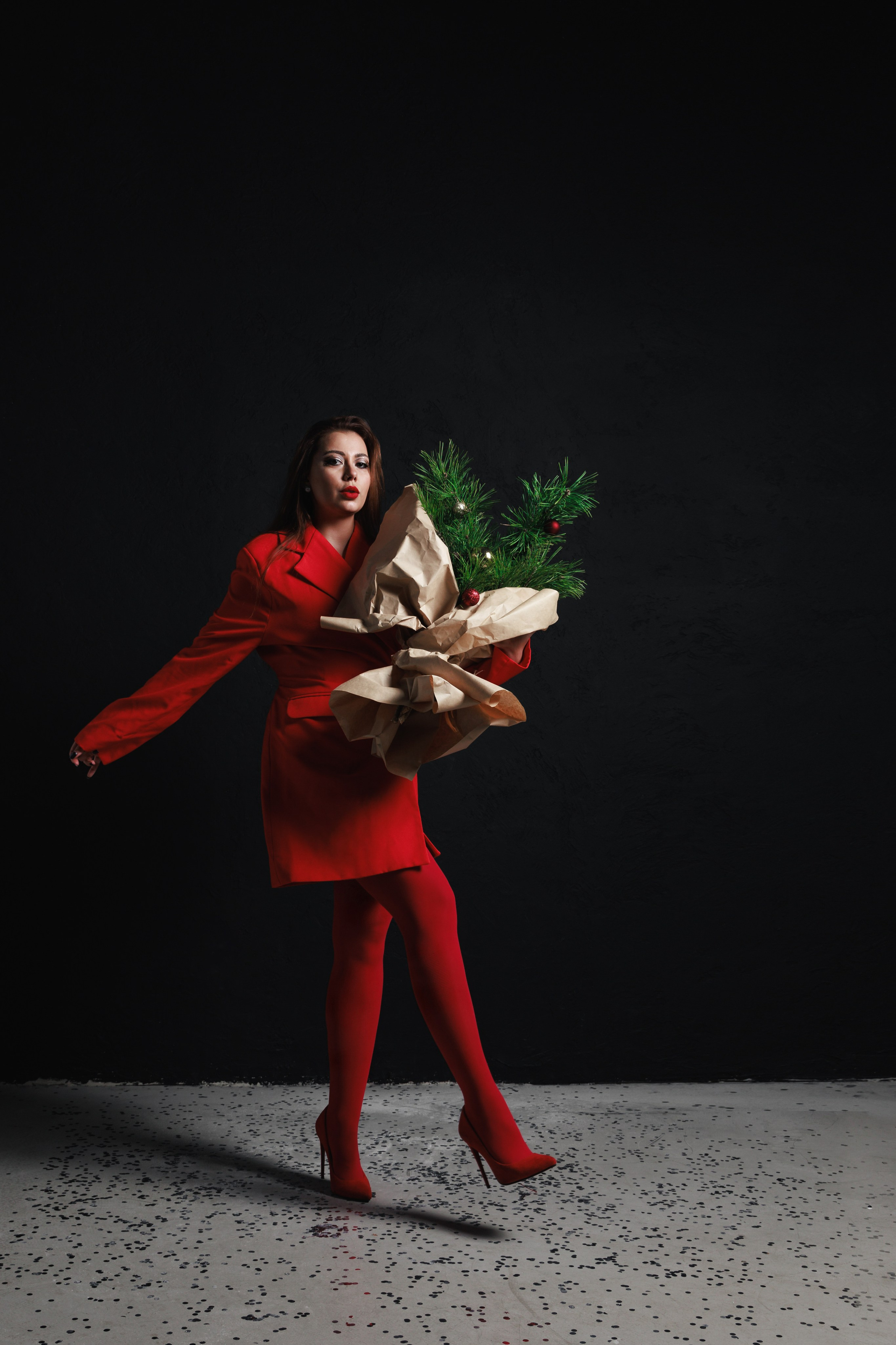 Алина_новогодний минимализм. Фотограф Воронеж, Новая Усмань Мария Бублик