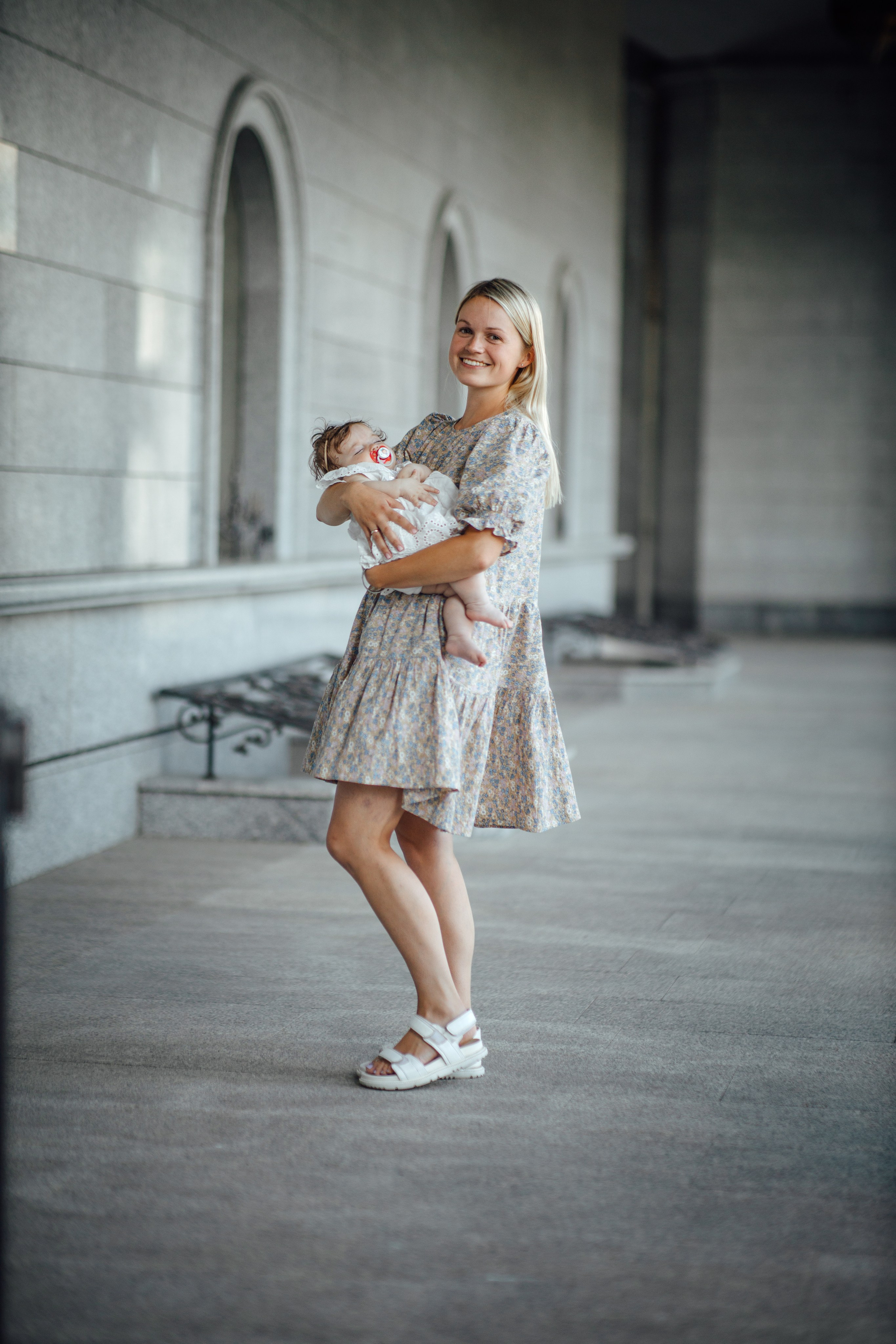 Крещение Аделины, храм Святой Троицы, июль 2024