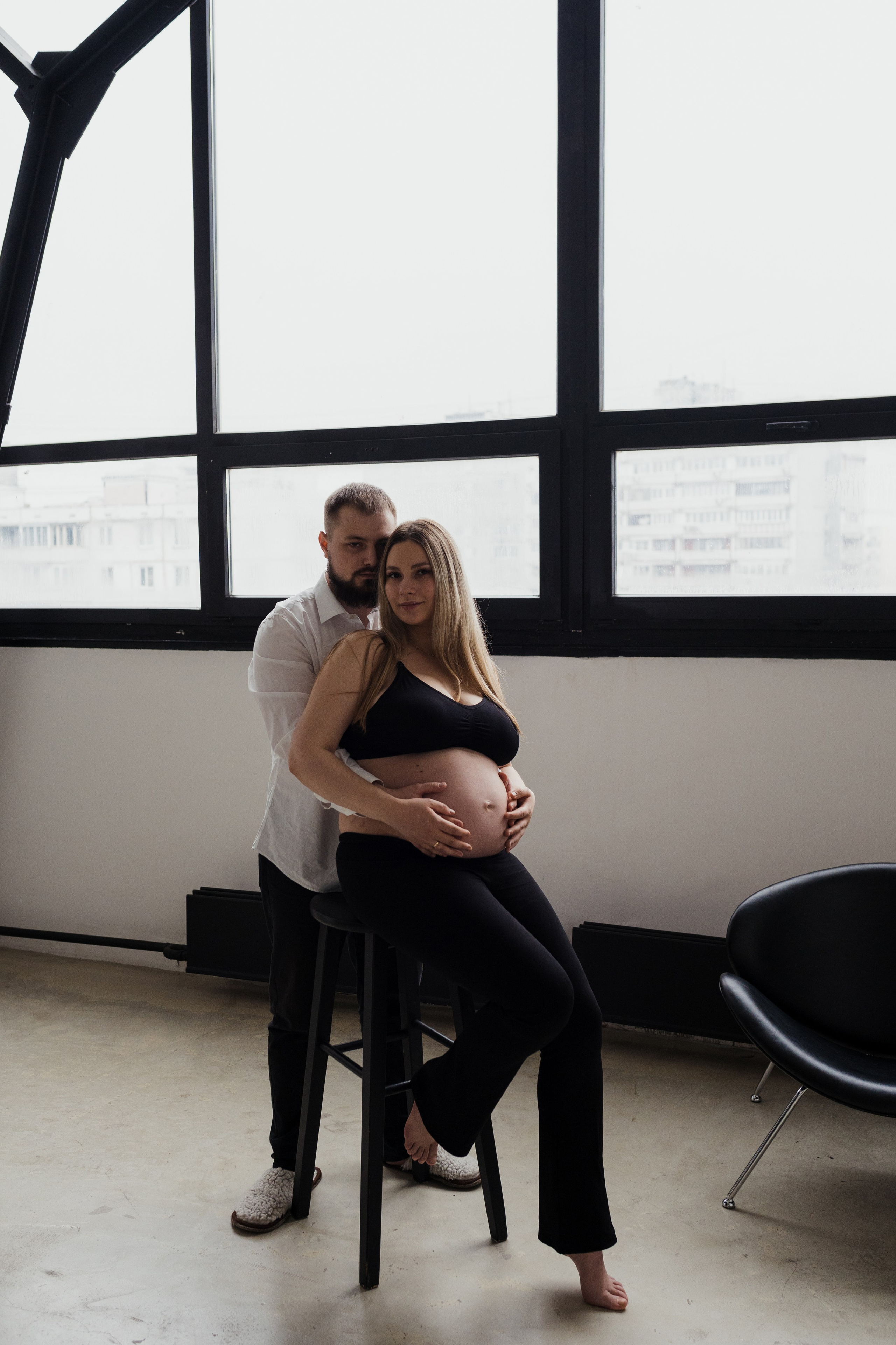 Семейная фотосессия в студии в Москве, семейный фотограф Анна Полушина. Свадебный фотограф в Москве Анна Полушина