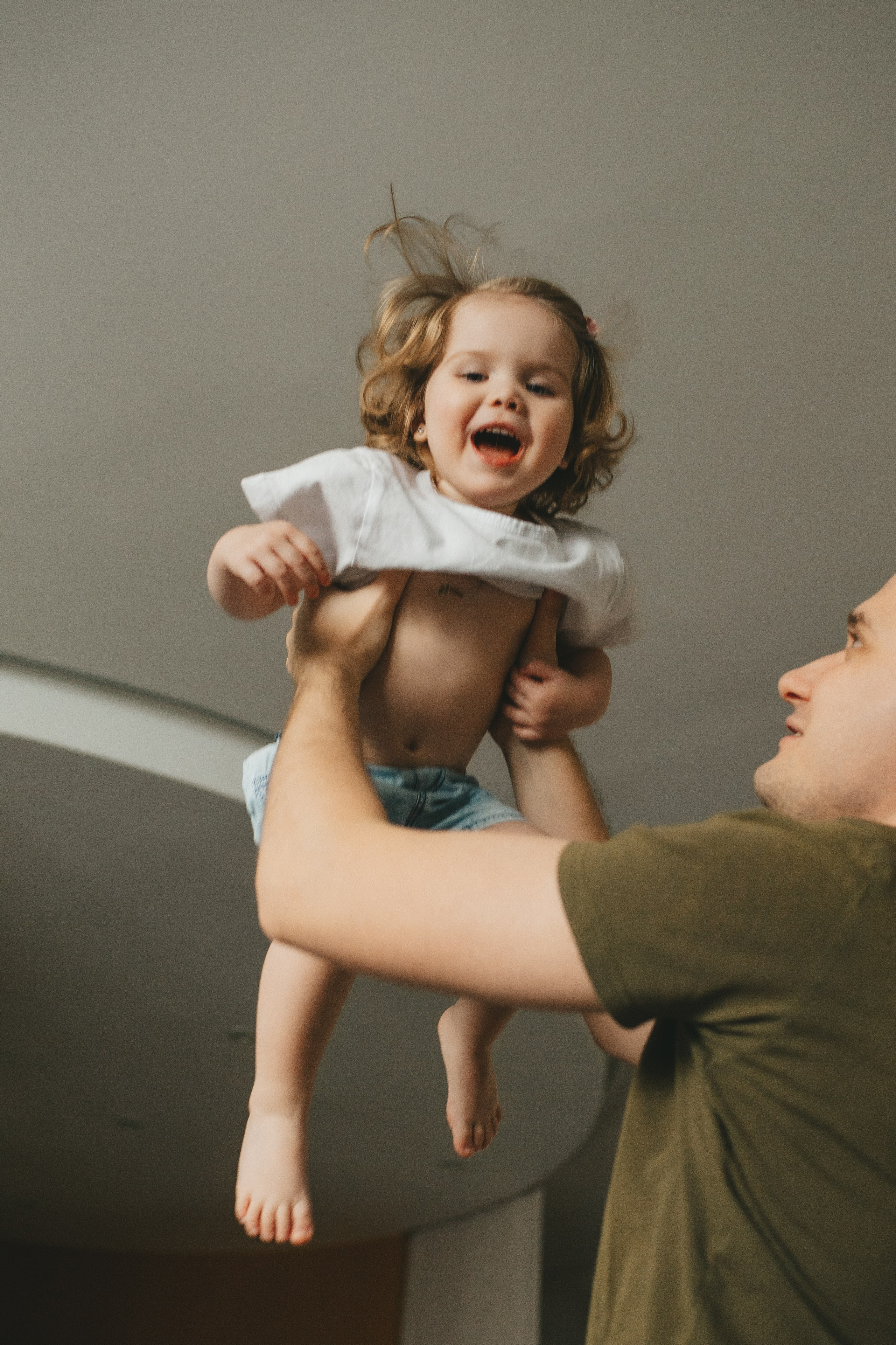 Семья Пети и Алёны (домашняя фотосессия). Семейный и детский фотограф и видеограф в Москве, Дрокина Наталья