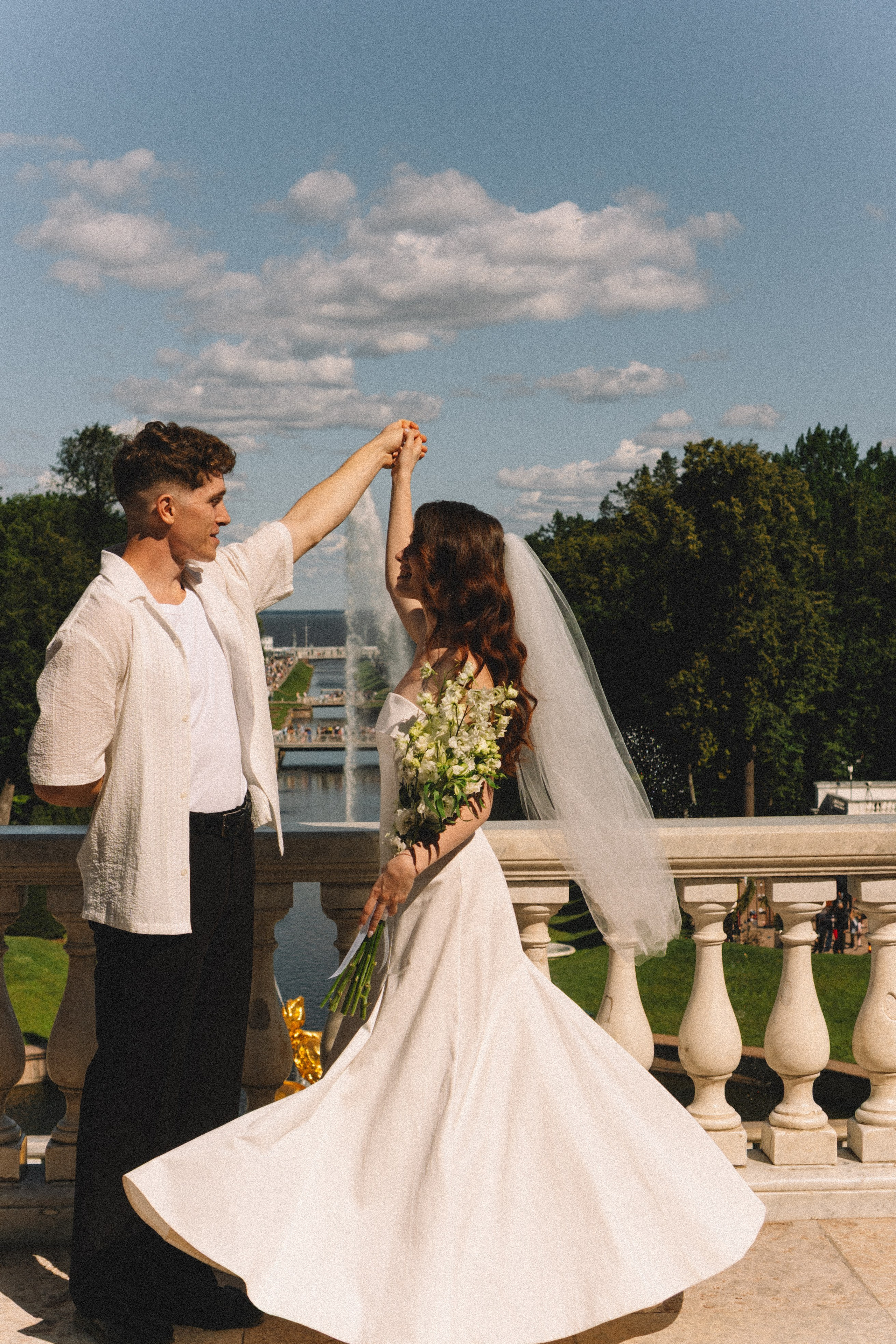 СВАДЕБНАЯ СЬЕМКА В ПЕТЕРГОФЕ И СЬЕМКА РЕПОРТАЖА В ЗАГСЕ ПЕТЕРГОФА. Профессиональный фотограф, Санкт-Петербург — Виктория Богомолова