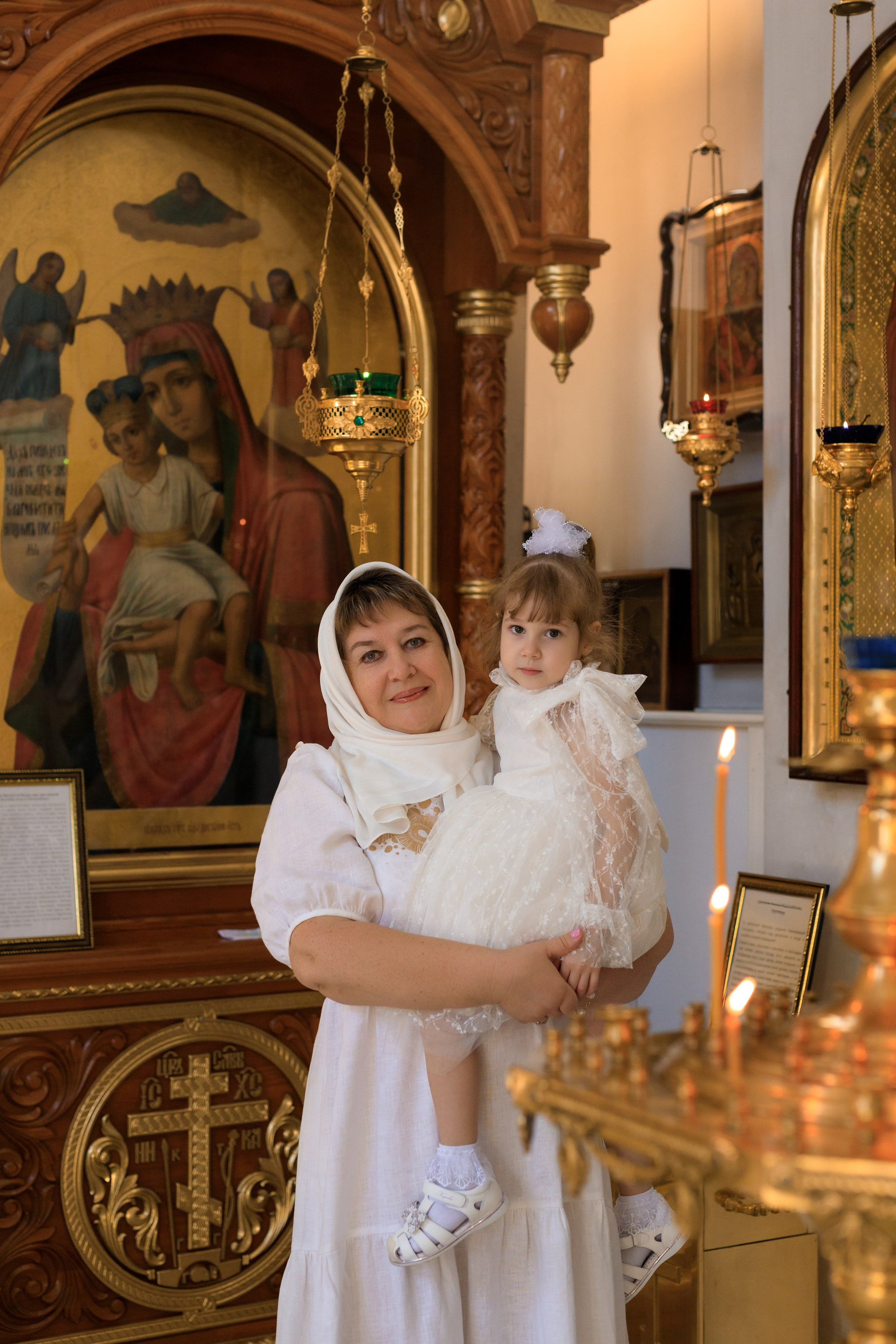 Крещение Илларии. Семейный и детский фотограф в Краснодаре Элона Литвинова