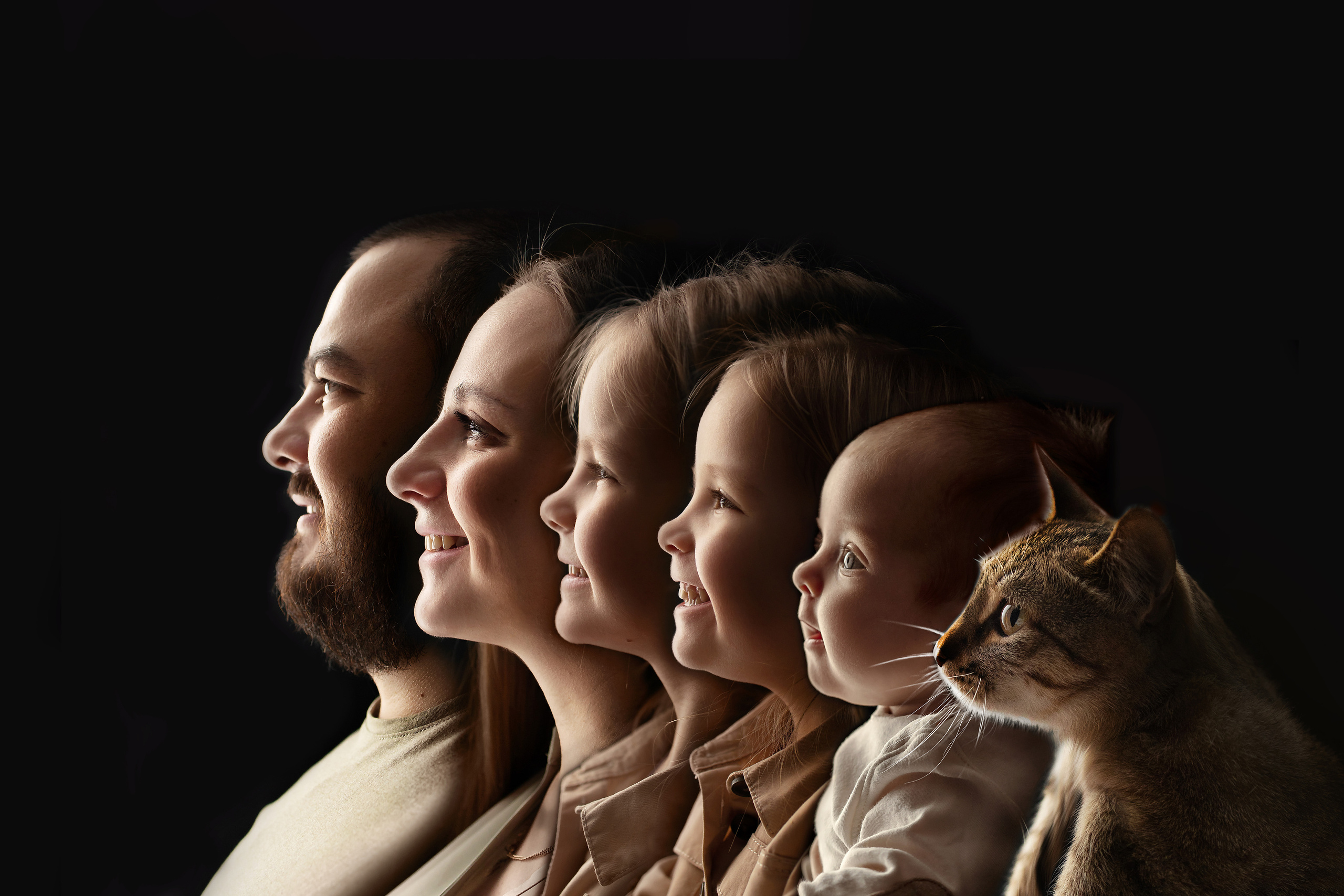 Семейный портрет «Связь поколений». Семейный, детский, спортивный фотограаф в Красноярске Захарова Екатерина Egoza