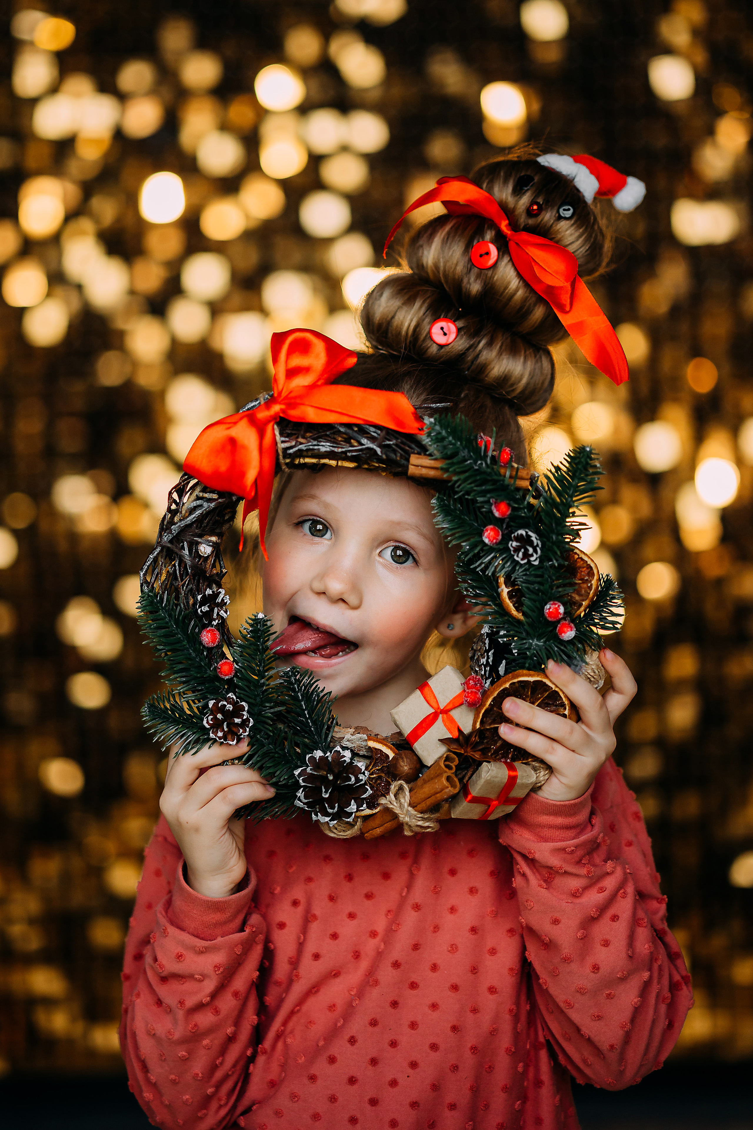 Ёлка на голове. Семейный, детский, спортивный фотограаф в Красноярске Захарова Екатерина Egoza