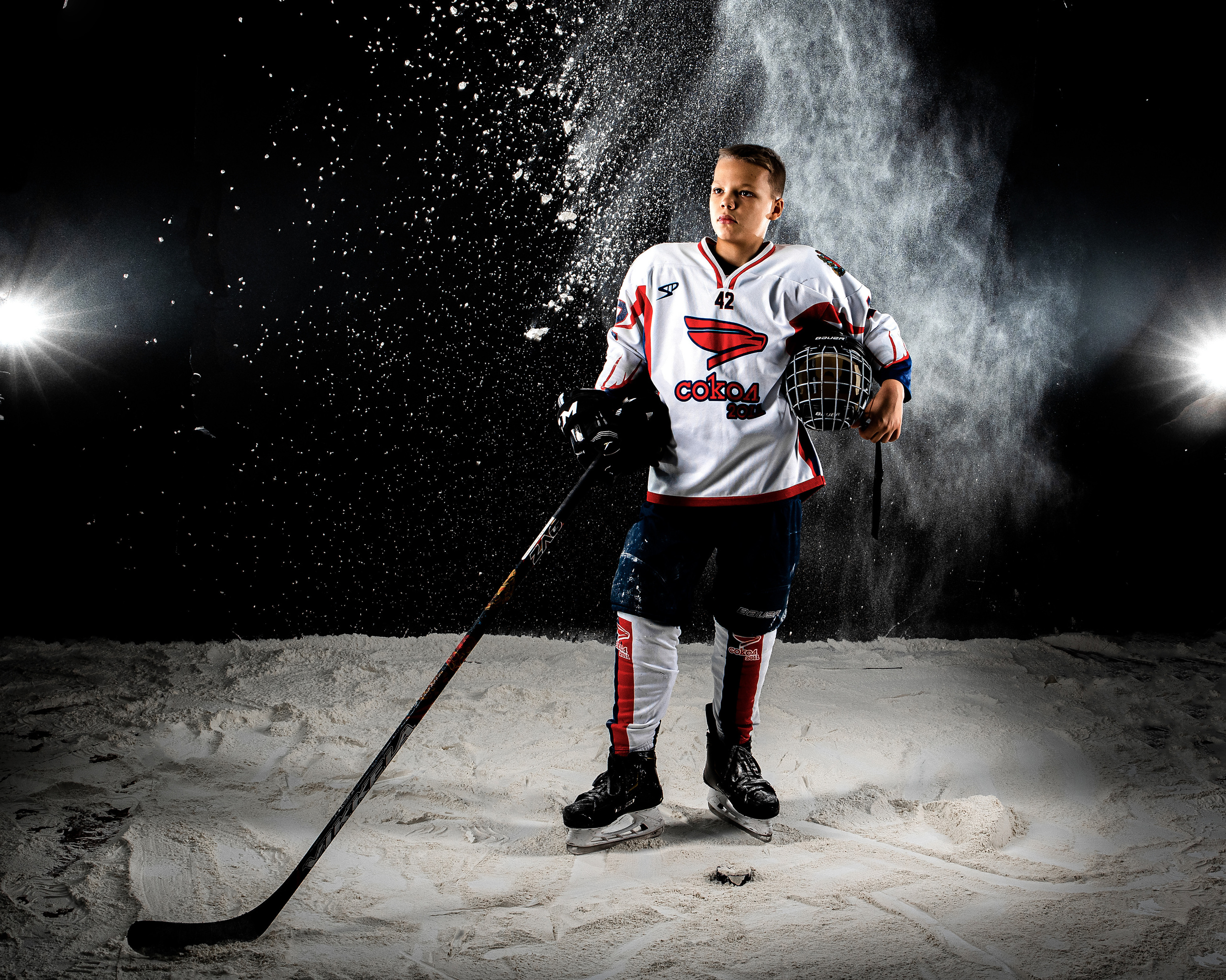 Хоккей. Семейный, детский, спортивный фотограаф в Красноярске Захарова Екатерина Egoza