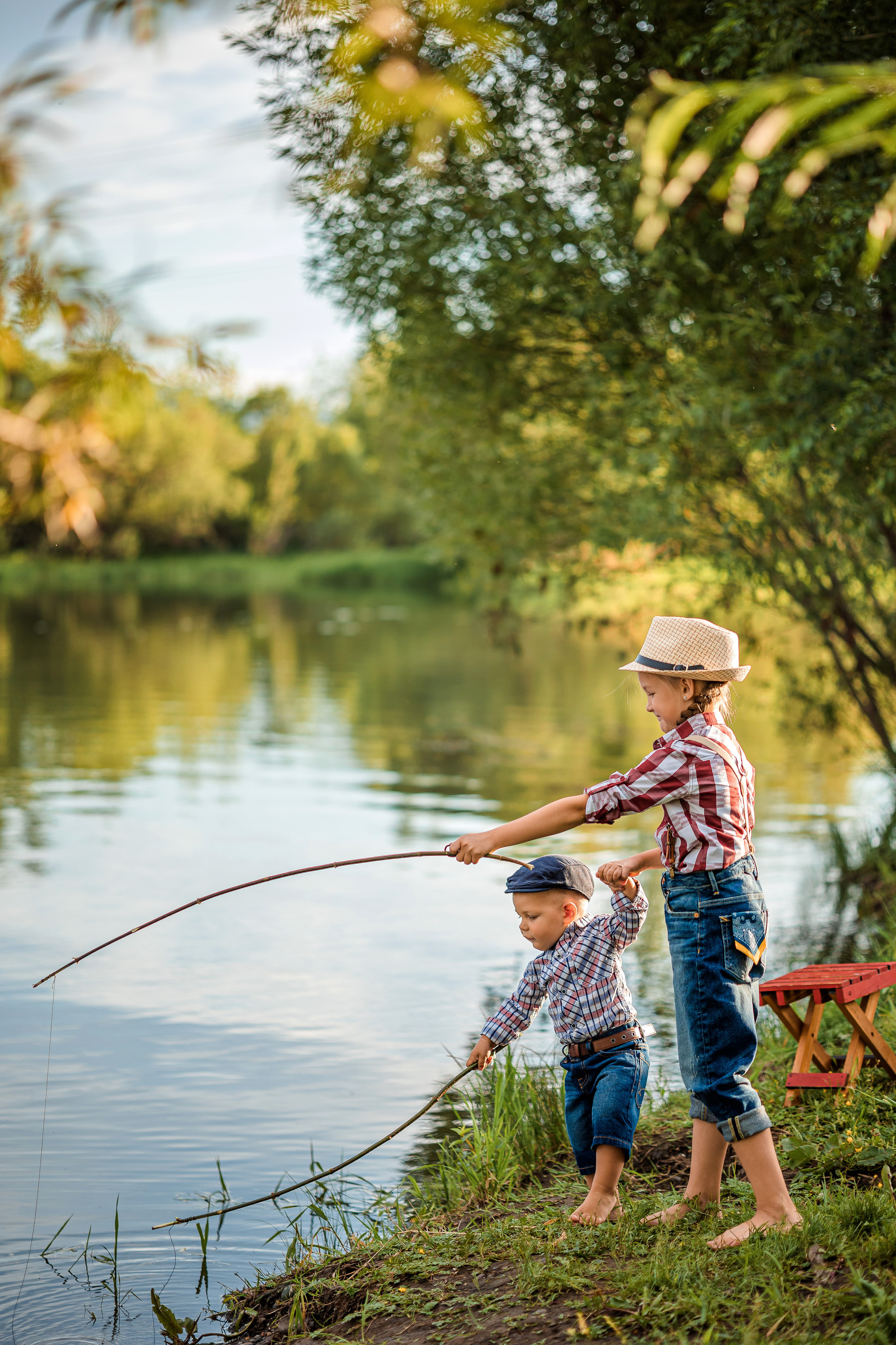 Рыбалка с красной палаткой. Семейный, детский, спортивный фотограаф в Красноярске Захарова Екатерина Egoza