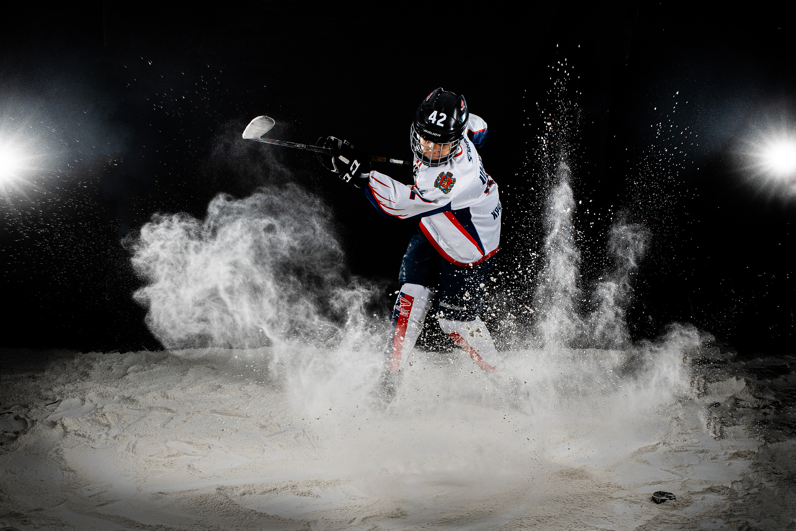 Хоккей. Семейный, детский, спортивный фотограаф в Красноярске Захарова Екатерина Egoza