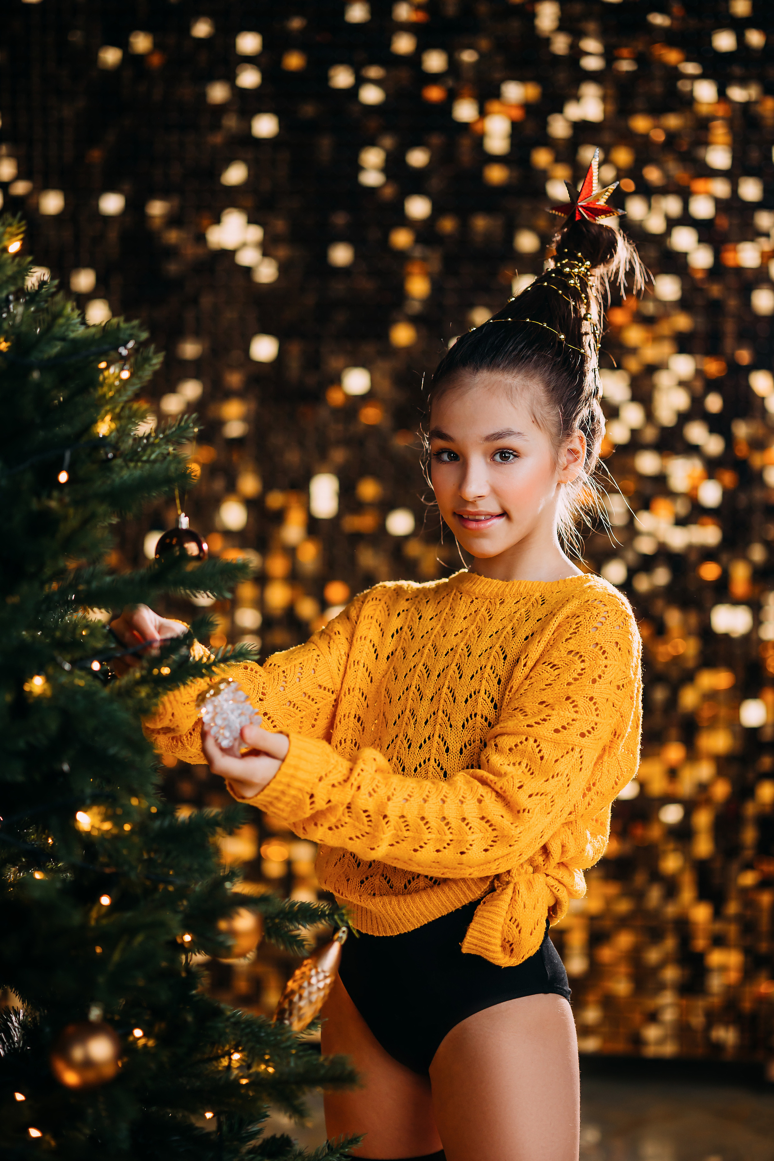 Ёлка на голове. Семейный, детский, спортивный фотограаф в Красноярске Захарова Екатерина Egoza