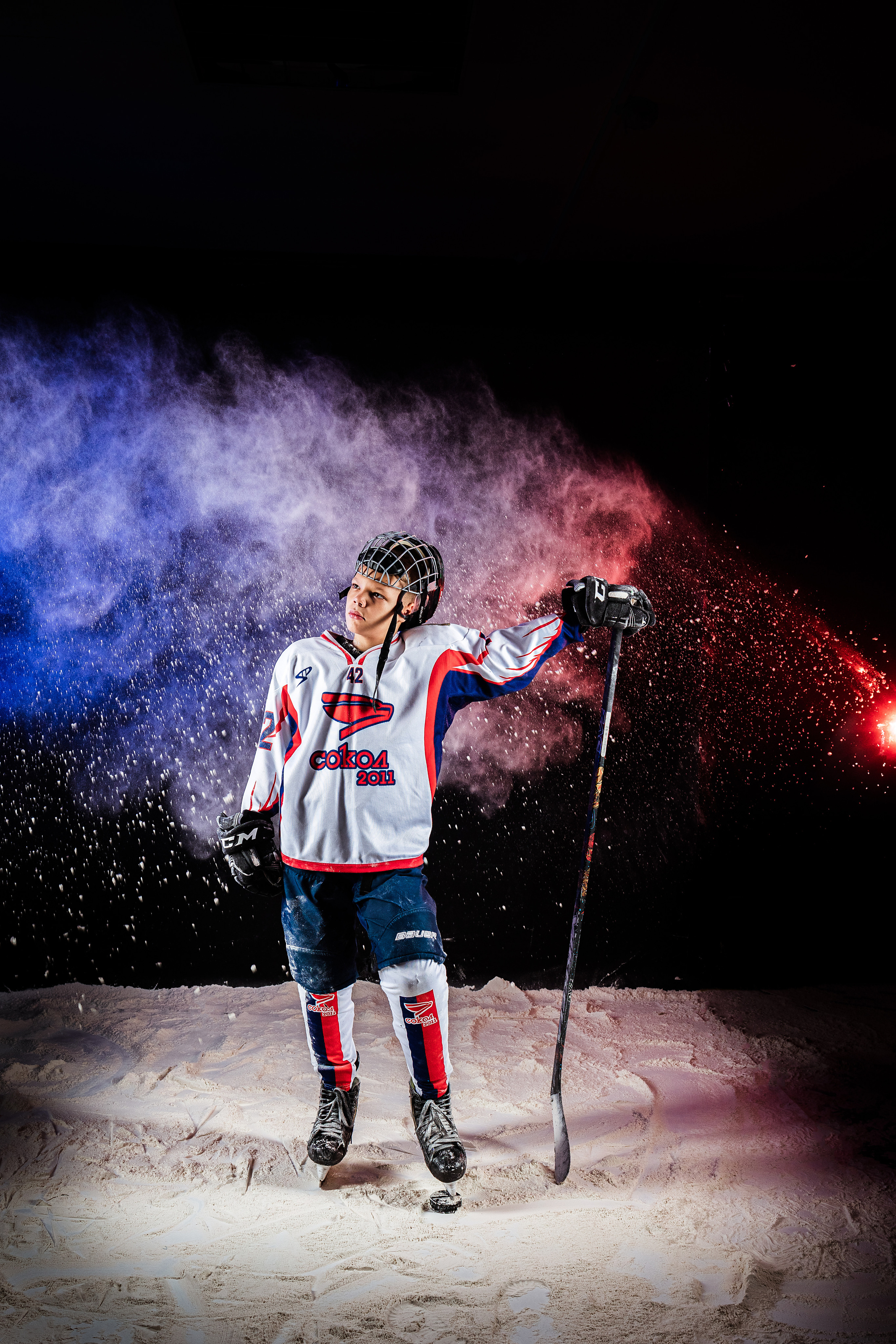 Хоккей. Семейный, детский, спортивный фотограаф в Красноярске Захарова Екатерина Egoza