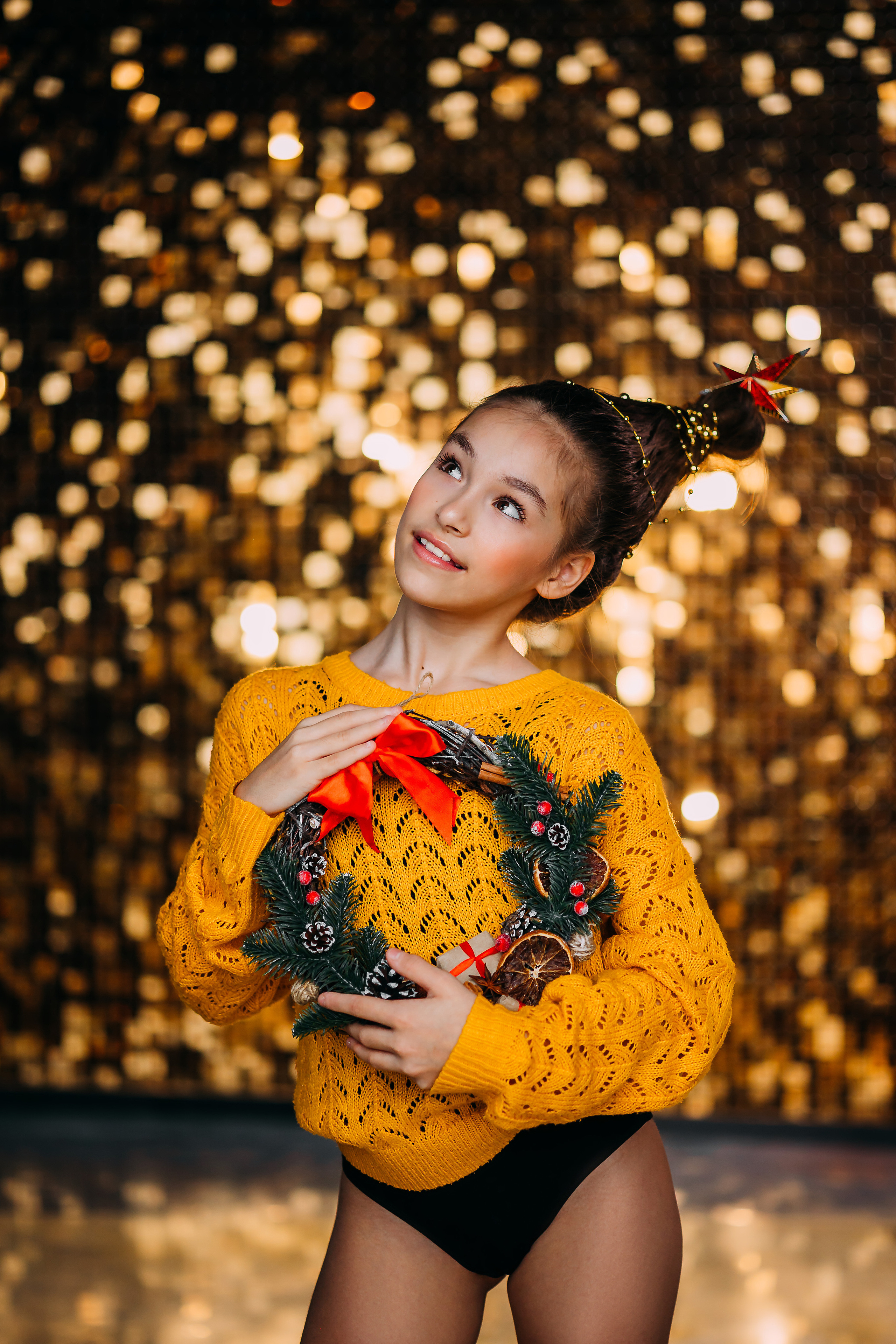 Ёлка на голове. Семейный, детский, спортивный фотограаф в Красноярске Захарова Екатерина Egoza