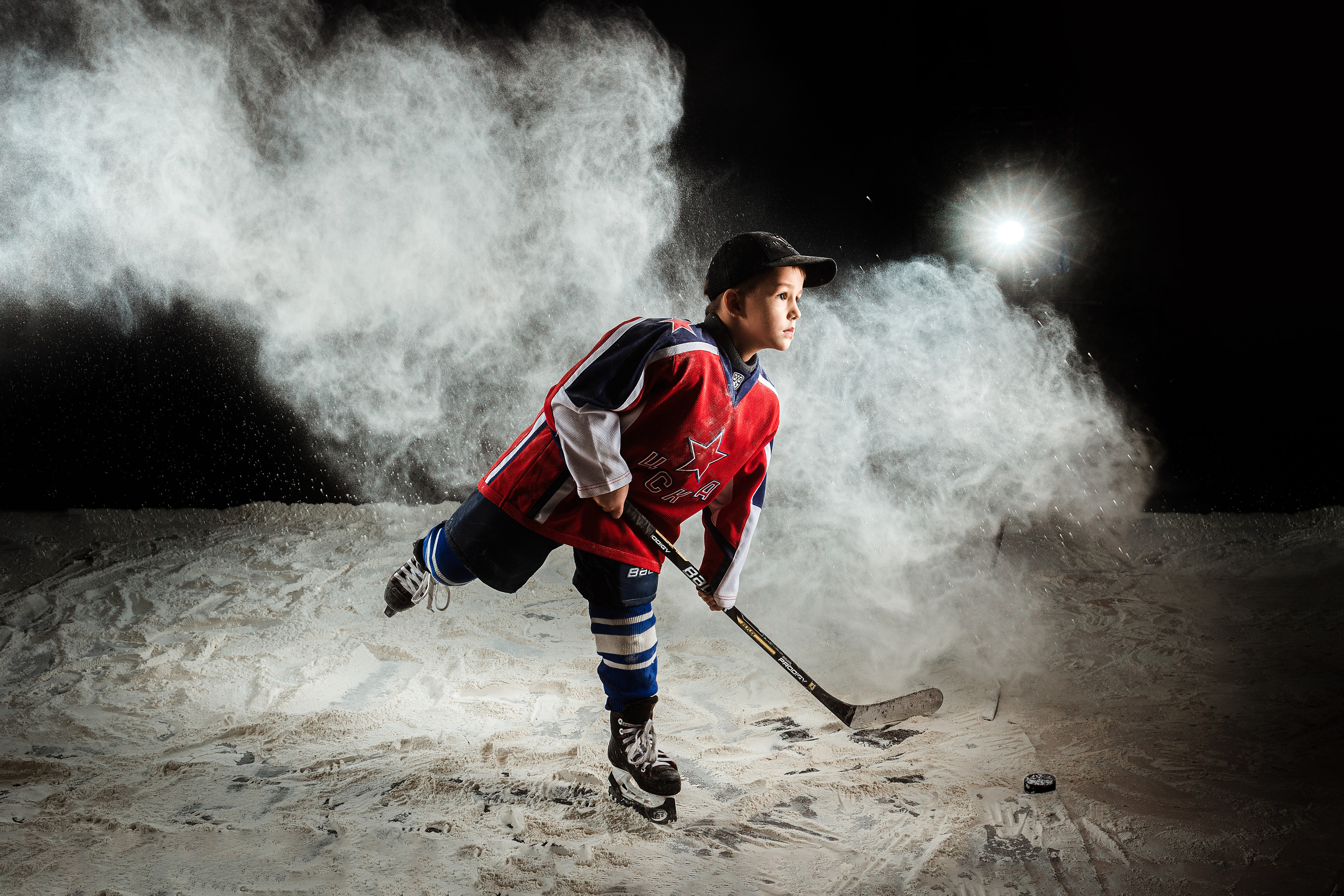 Хоккей. Семейный, детский, спортивный фотограаф в Красноярске Захарова Екатерина Egoza