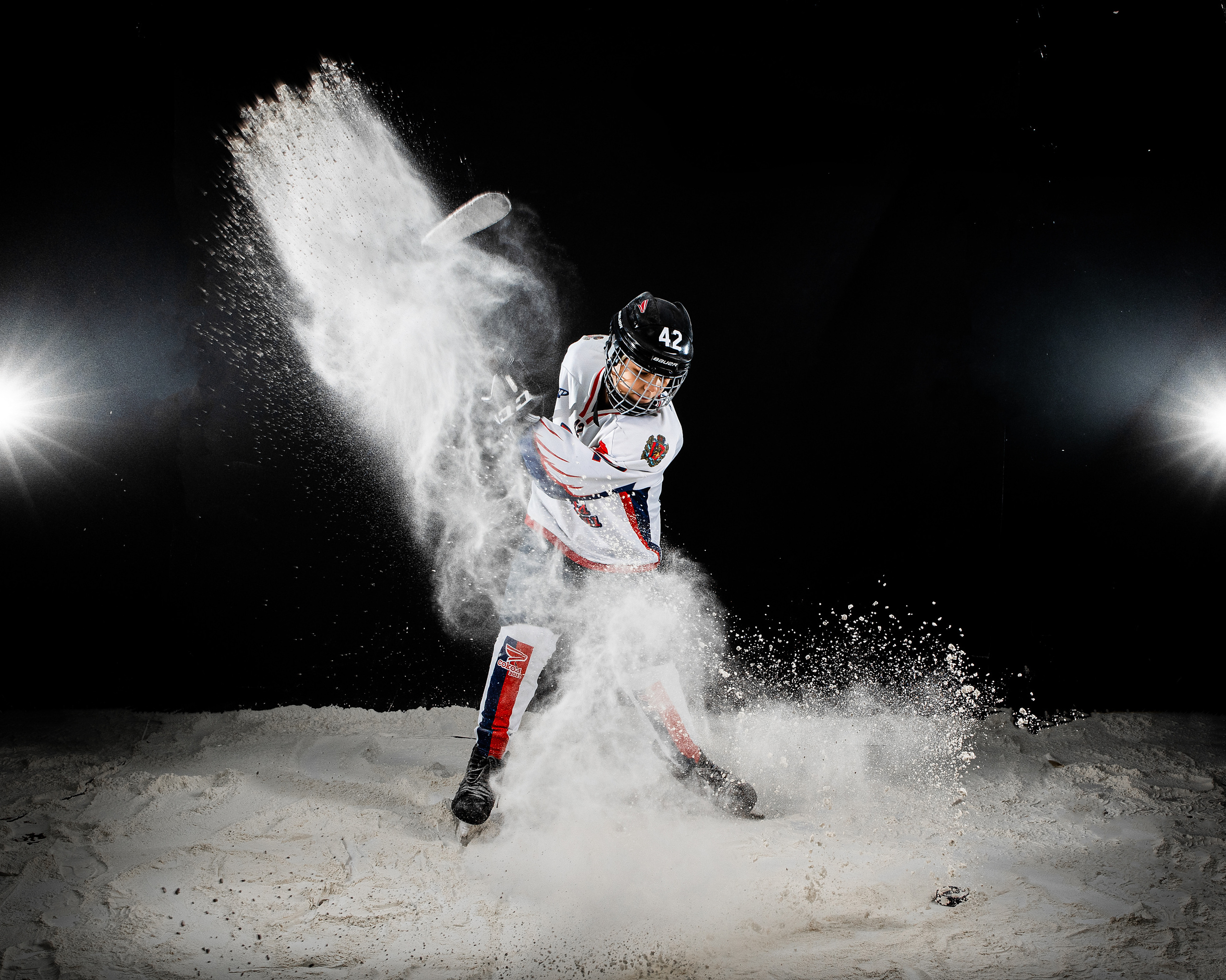 Хоккей. Семейный, детский, спортивный фотограаф в Красноярске Захарова Екатерина Egoza