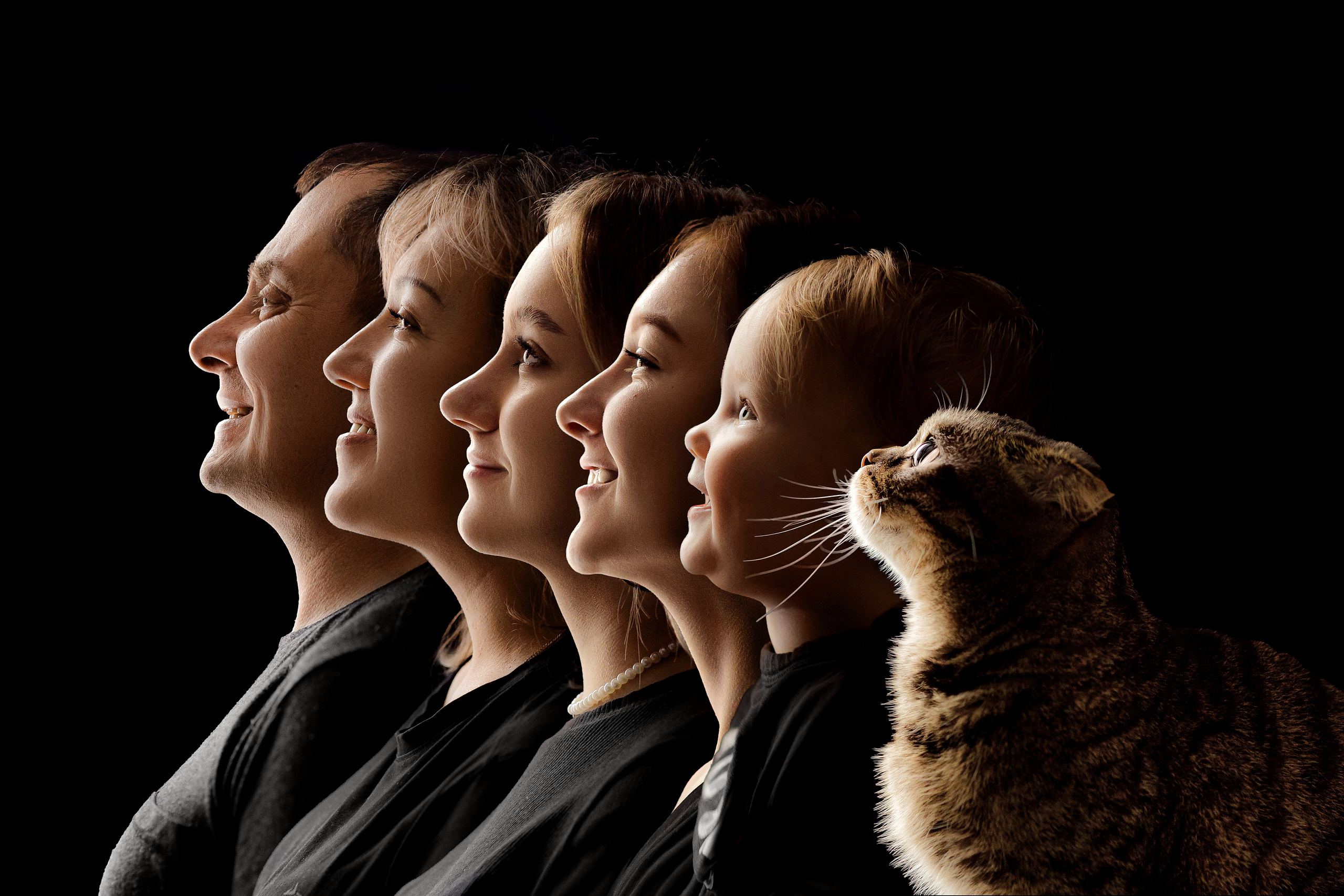 Семейный портрет «Связь поколений». Семейный, детский, спортивный фотограаф в Красноярске Захарова Екатерина Egoza