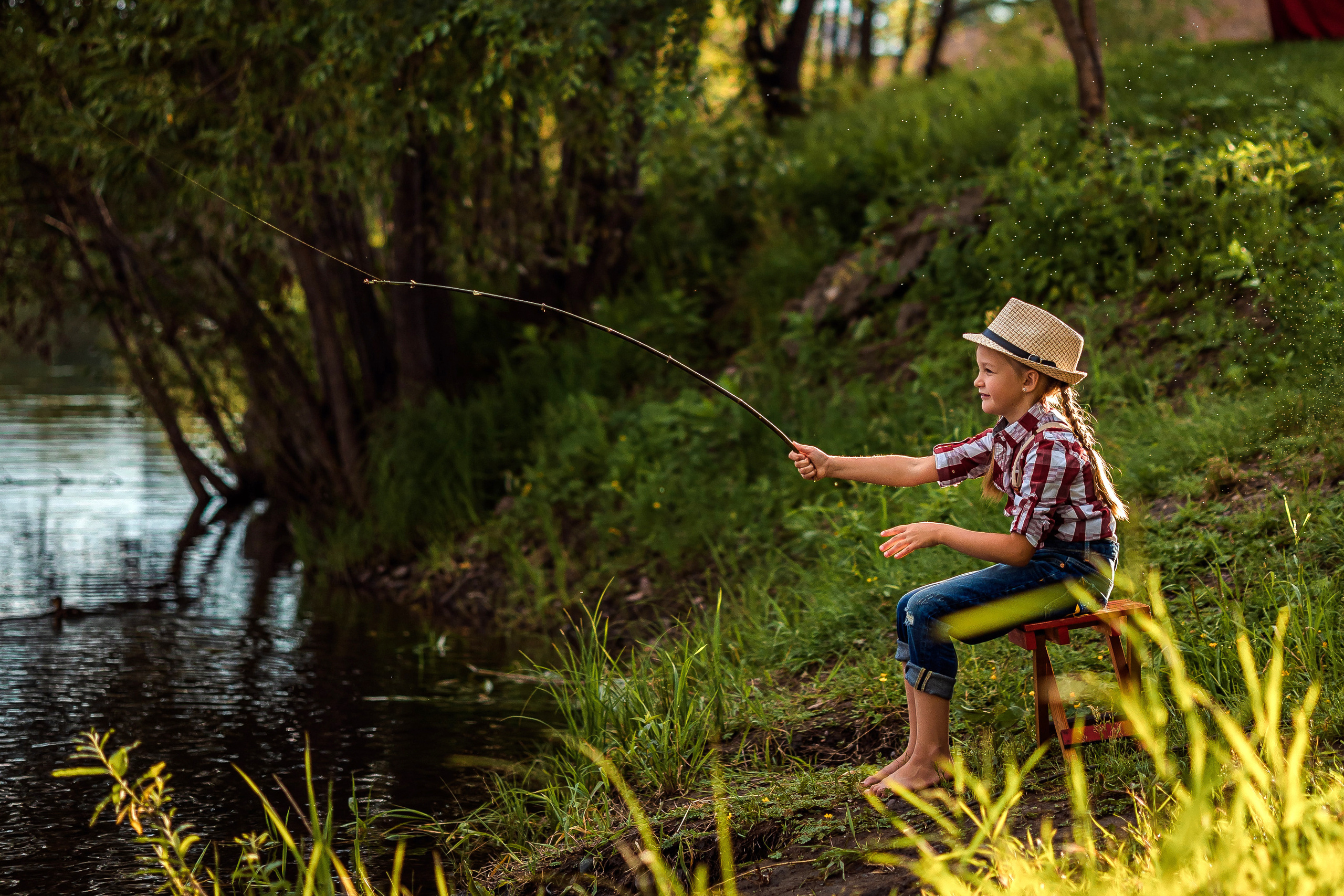 Рыбалка с красной палаткой. Семейный, детский, спортивный фотограаф в Красноярске Захарова Екатерина Egoza