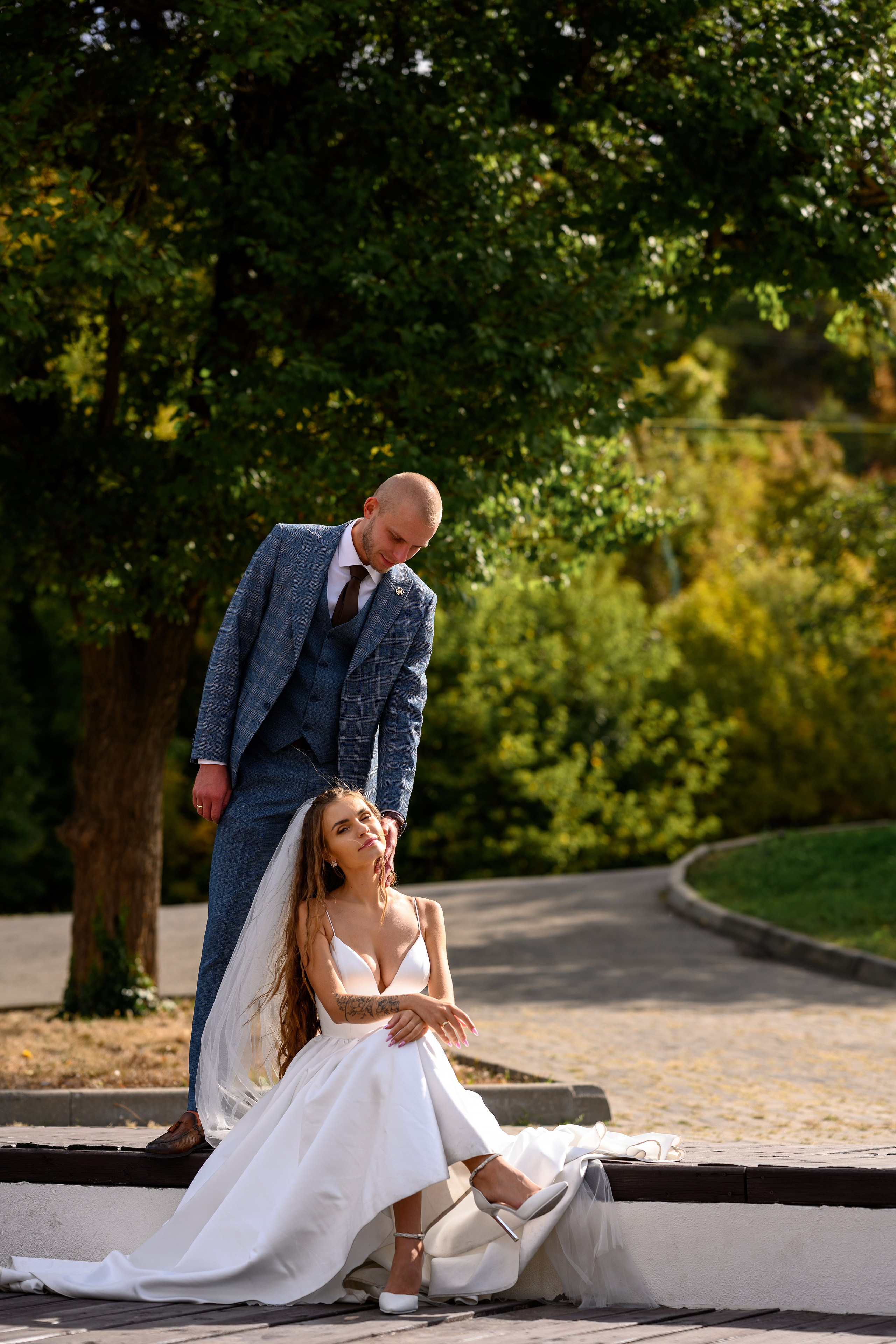 Свадебная фотосесия в Абрау-Дюрсо. Свадебный и семейный фотограф в Краснодаре Владимир Курашев