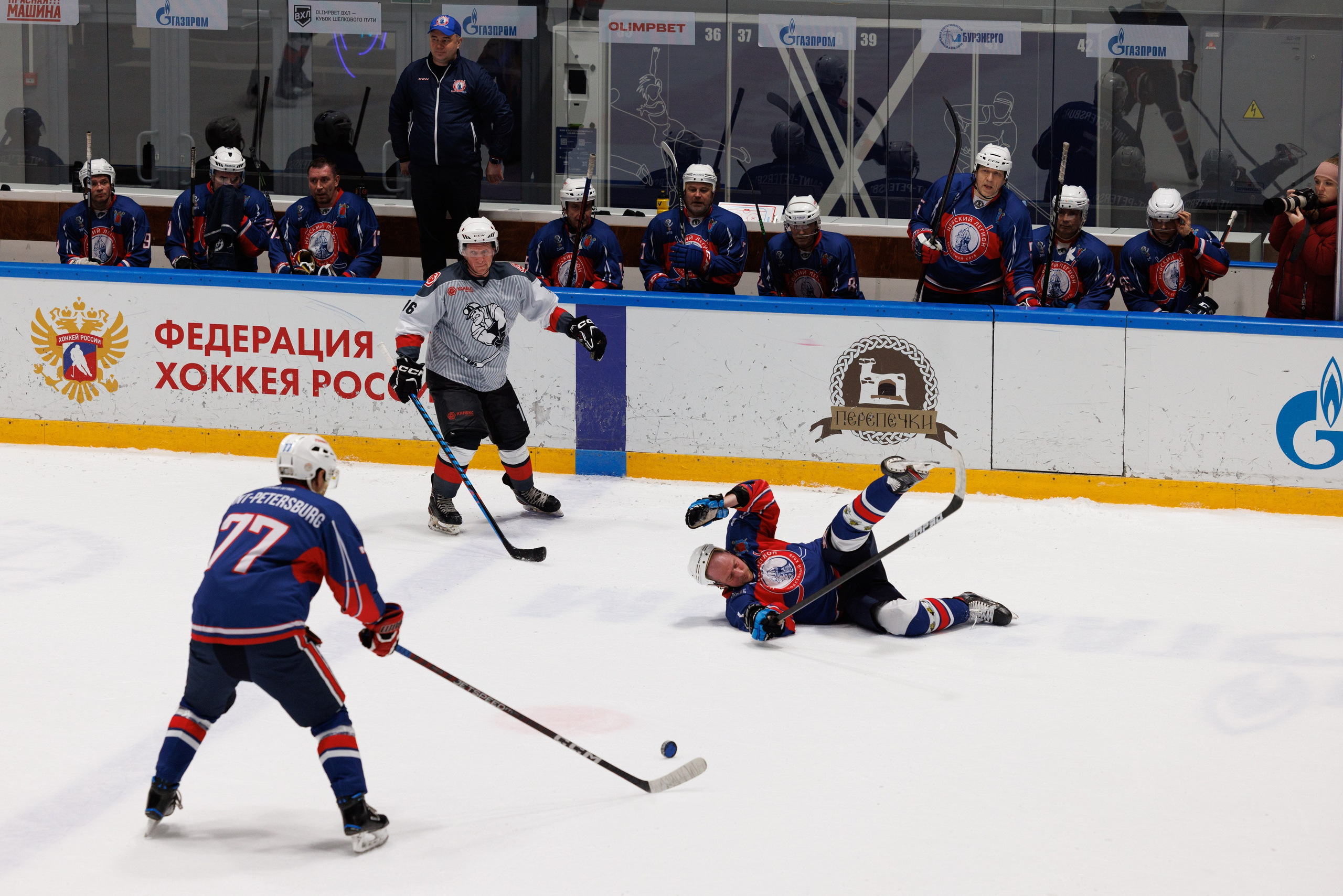 НХЛ (50+) Невский легион — Канекс 6-1. Фотограф Александр Заломаев